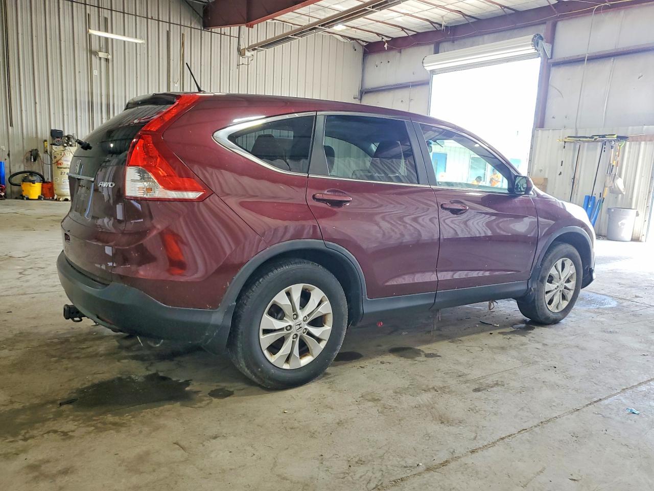 2014 Honda Cr-v Ex Burgundy vin: 5J6RM4H58EL042127