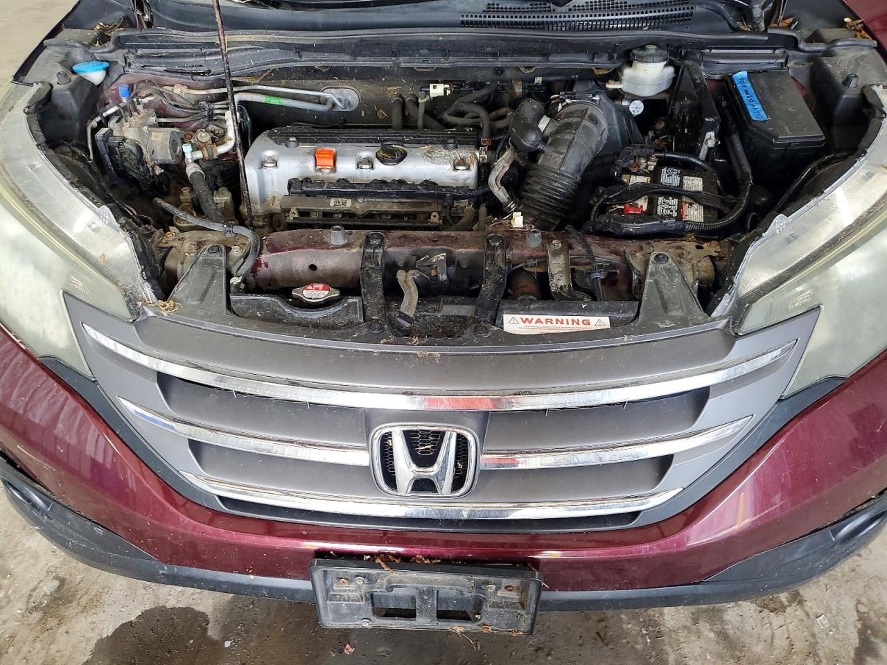 2014 Honda Cr-v Ex Burgundy vin: 5J6RM4H58EL042127