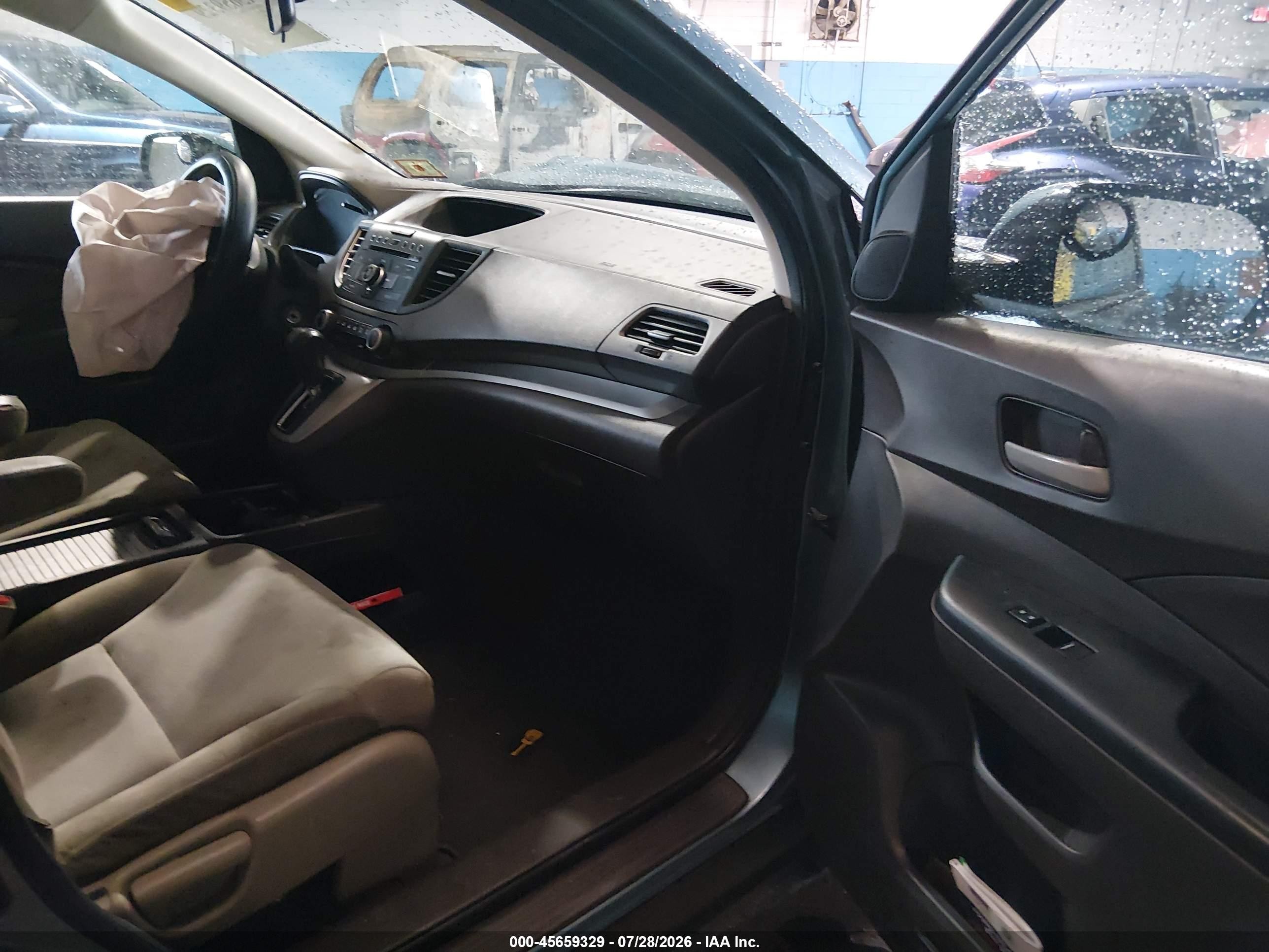 2014 Honda Cr-v Ex Light Blue vin: 5J6RM4H58EL091294