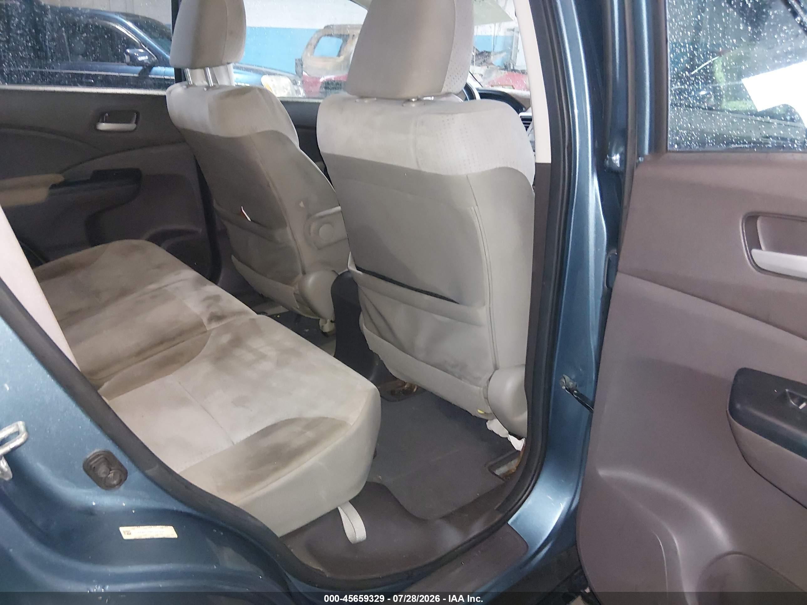2014 Honda Cr-v Ex Light Blue vin: 5J6RM4H58EL091294