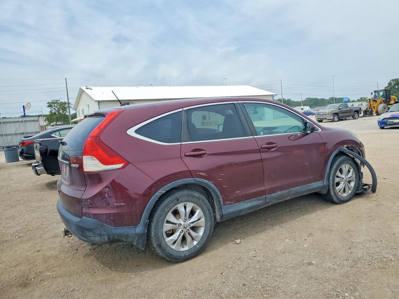 2014 Honda Cr-v Ex Burgundy vin: 5J6RM4H58EL094373