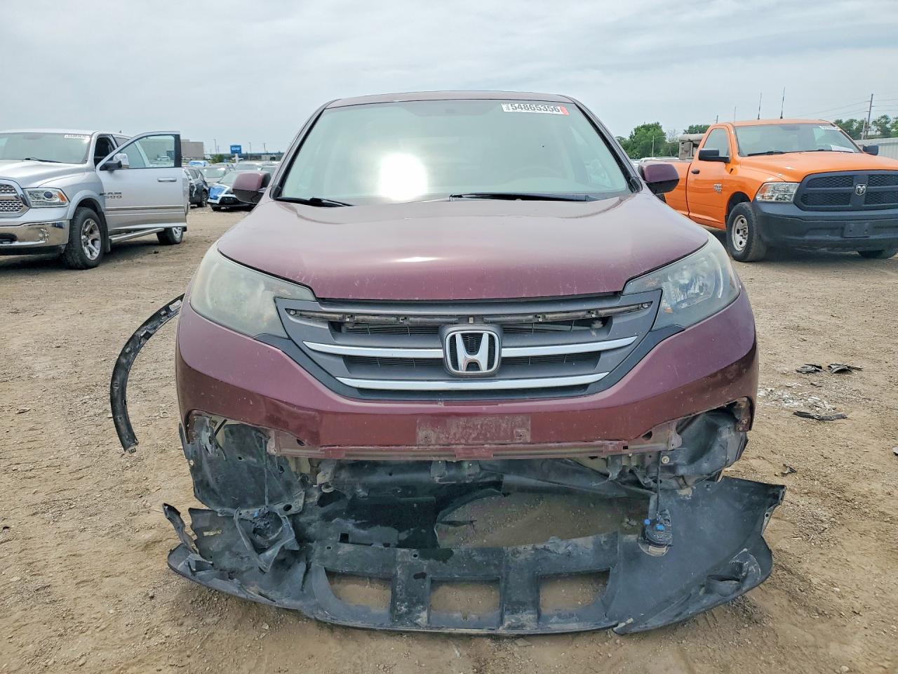 2014 Honda Cr-v Ex Burgundy vin: 5J6RM4H58EL094373