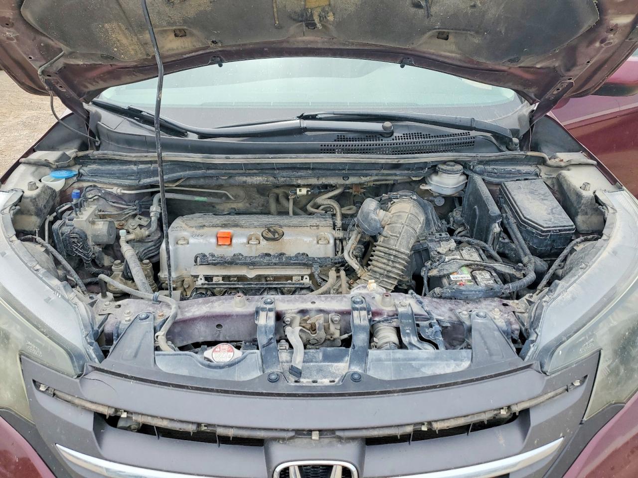 2014 Honda Cr-v Ex Burgundy vin: 5J6RM4H58EL094373