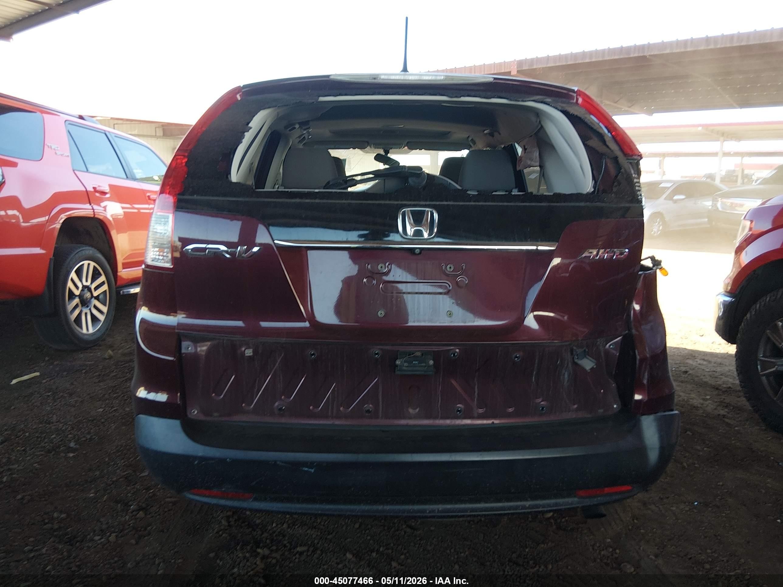 2014 Honda Cr-v Ex Темно-бордовый vin: 5J6RM4H58EL104724