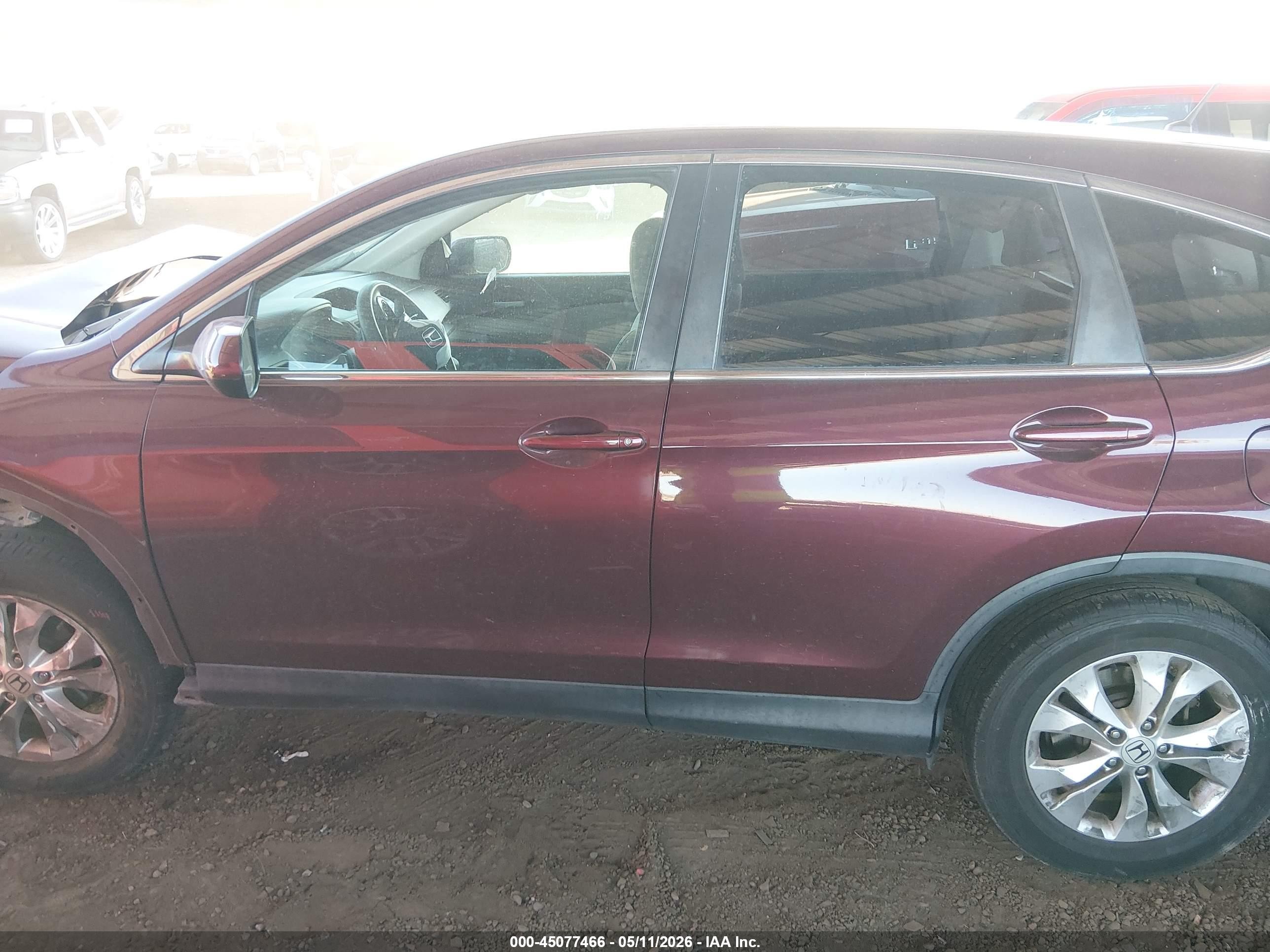 2014 Honda Cr-v Ex Темно-бордовый vin: 5J6RM4H58EL104724