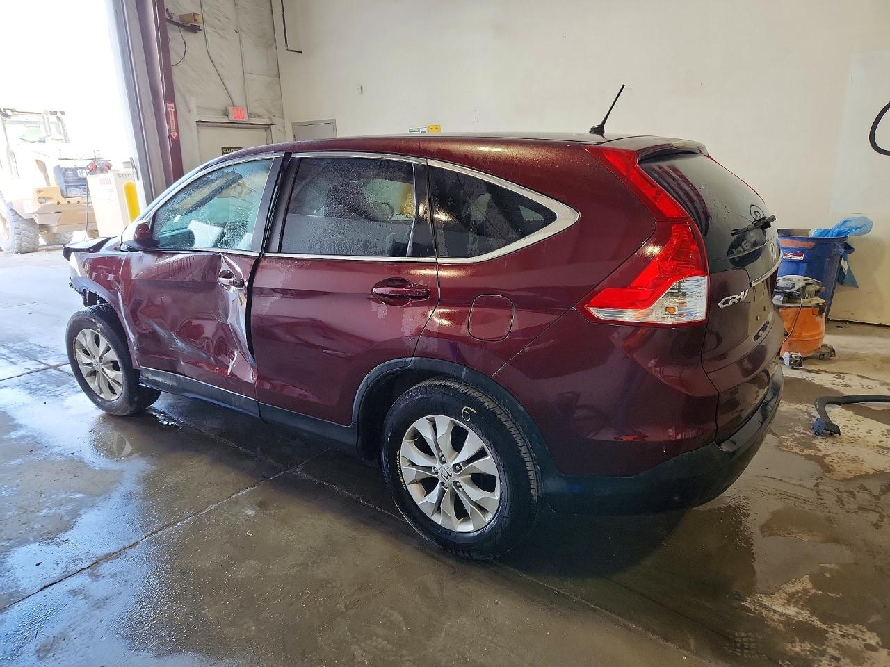 2014 Honda Cr-v Ex Burgundy vin: 5J6RM4H58EL110510