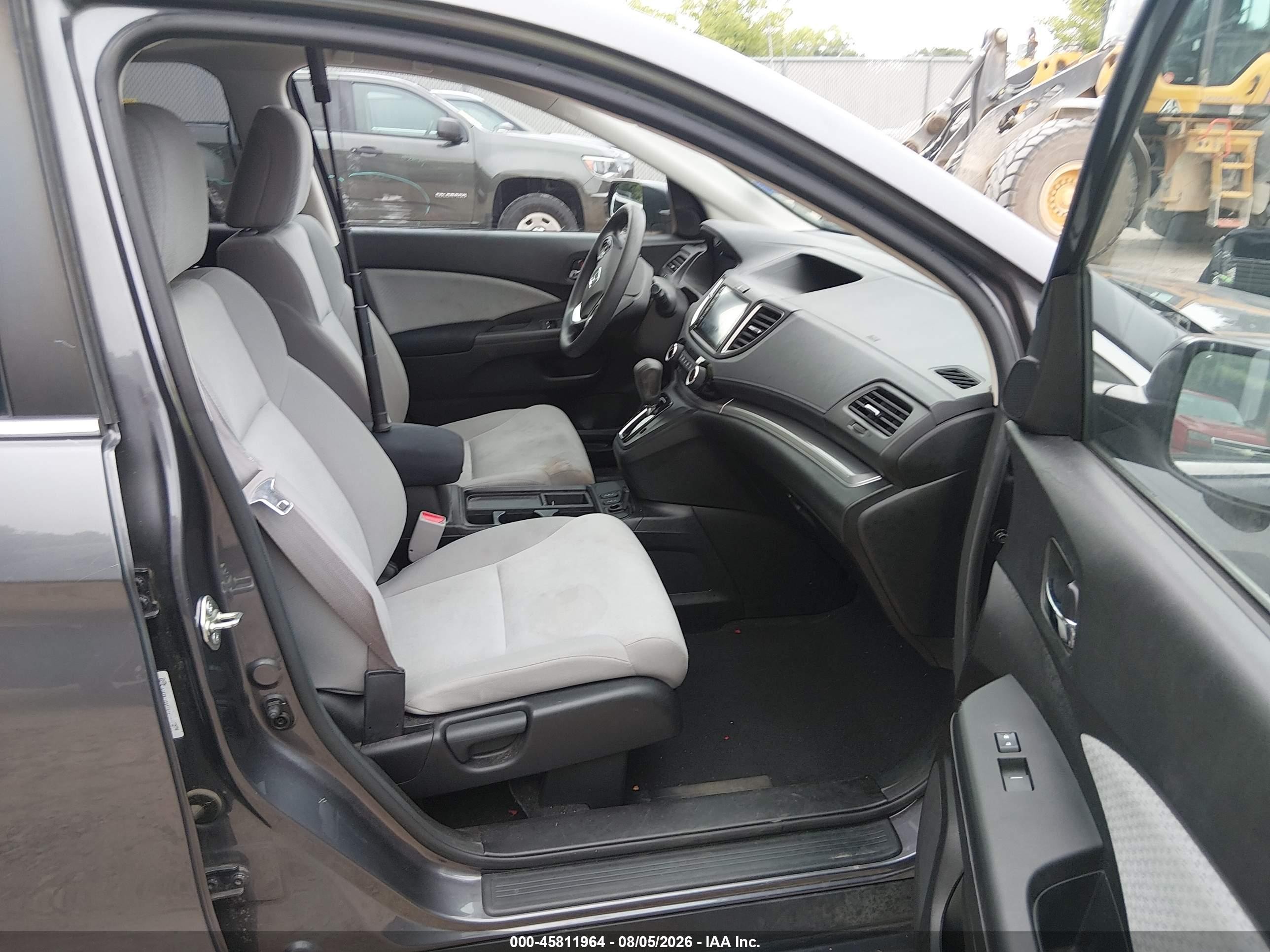 2015 Honda Cr-v Ex Серый vin: 5J6RM4H58FL049905