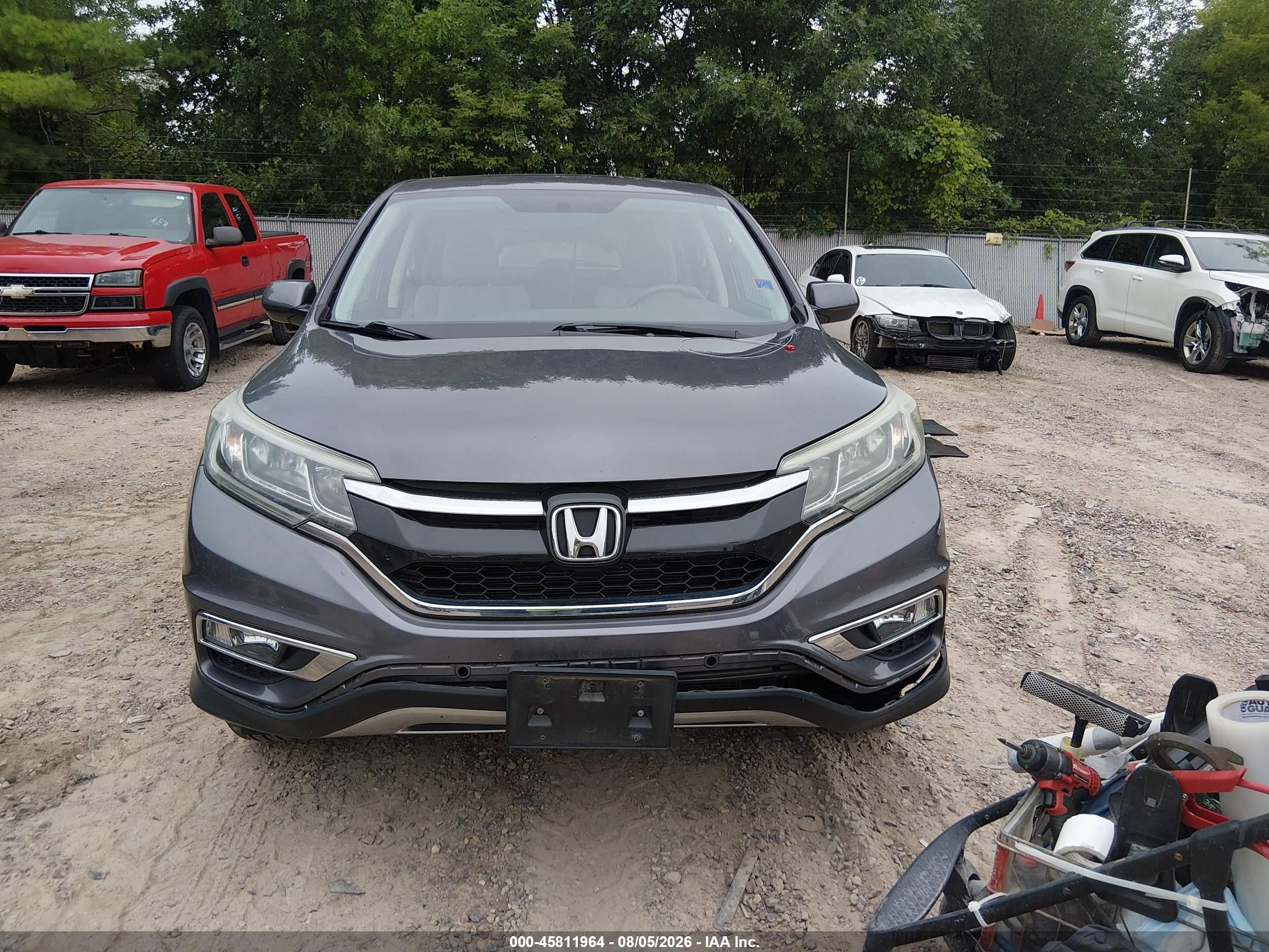 2015 Honda Cr-v Ex Серый vin: 5J6RM4H58FL049905