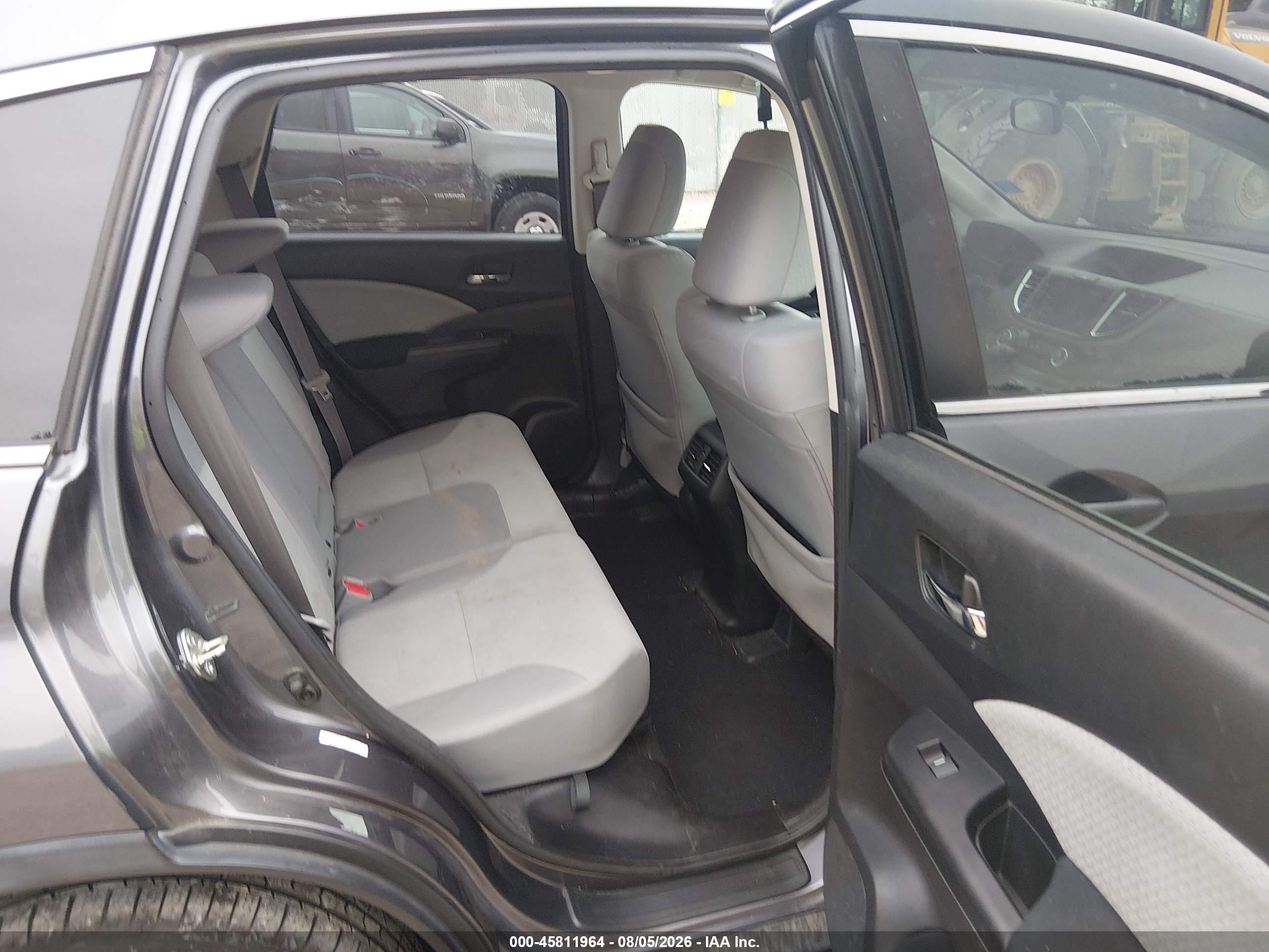 2015 Honda Cr-v Ex Серый vin: 5J6RM4H58FL049905