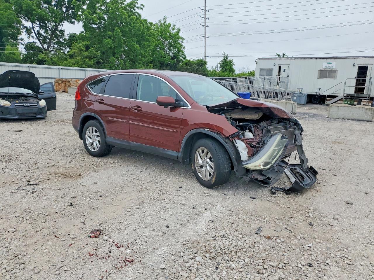 2015 Honda Crv Burgundy vin: 5J6RM4H58FL059236