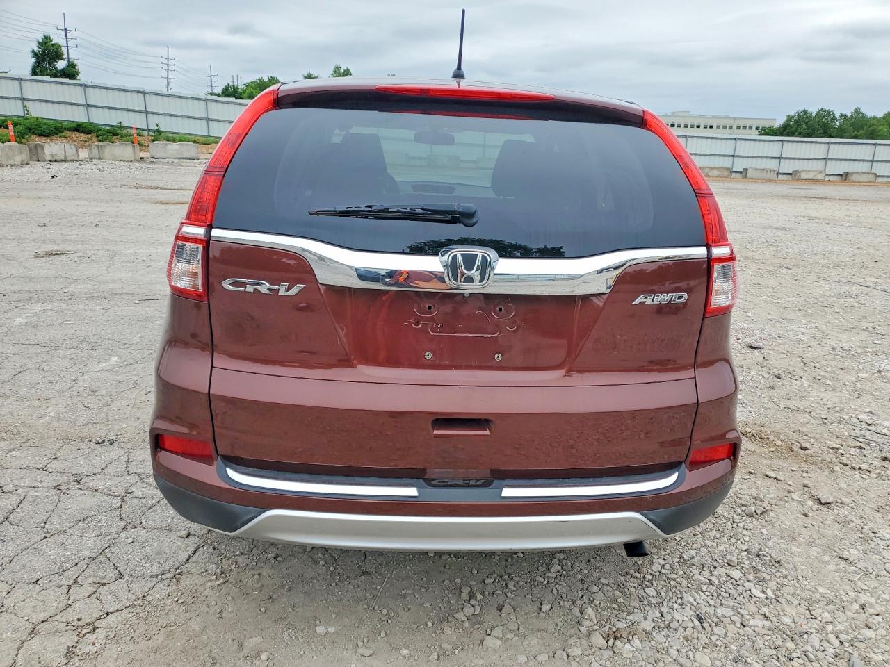2015 Honda Crv Burgundy vin: 5J6RM4H58FL059236