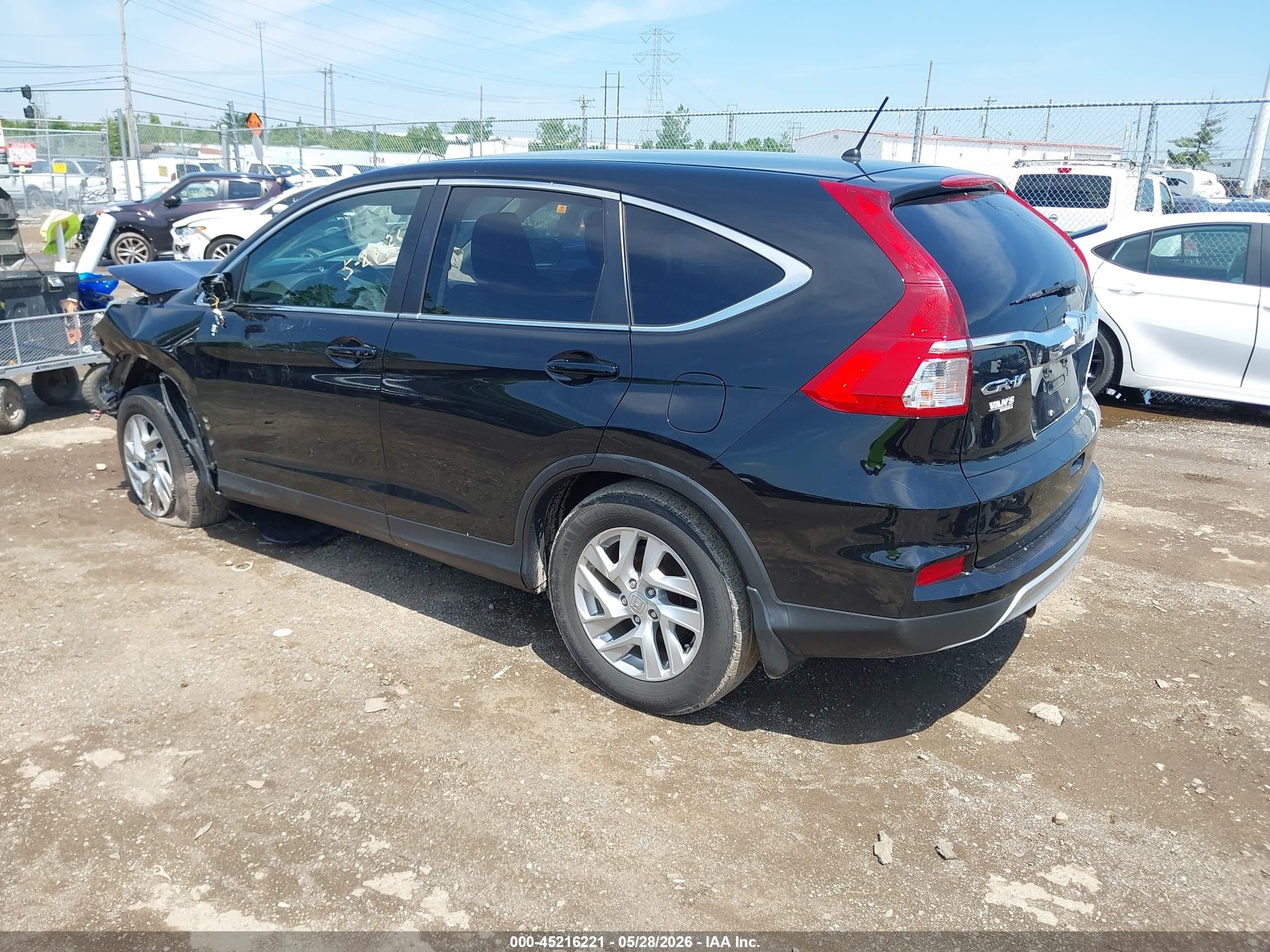2015 Honda Cr-v Ex Black vin: 5J6RM4H58FL069734