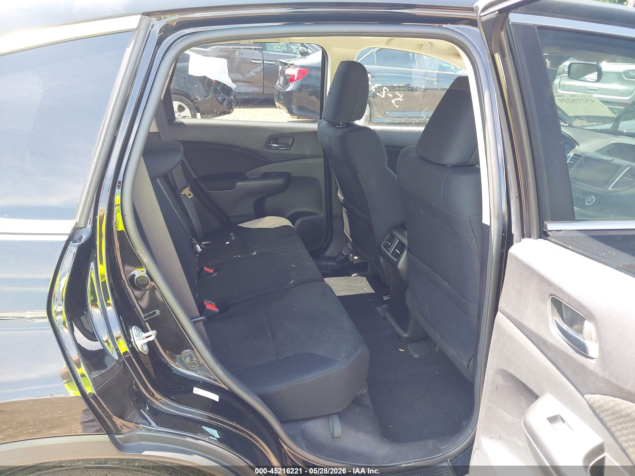 2015 Honda Cr-v Ex Black vin: 5J6RM4H58FL069734
