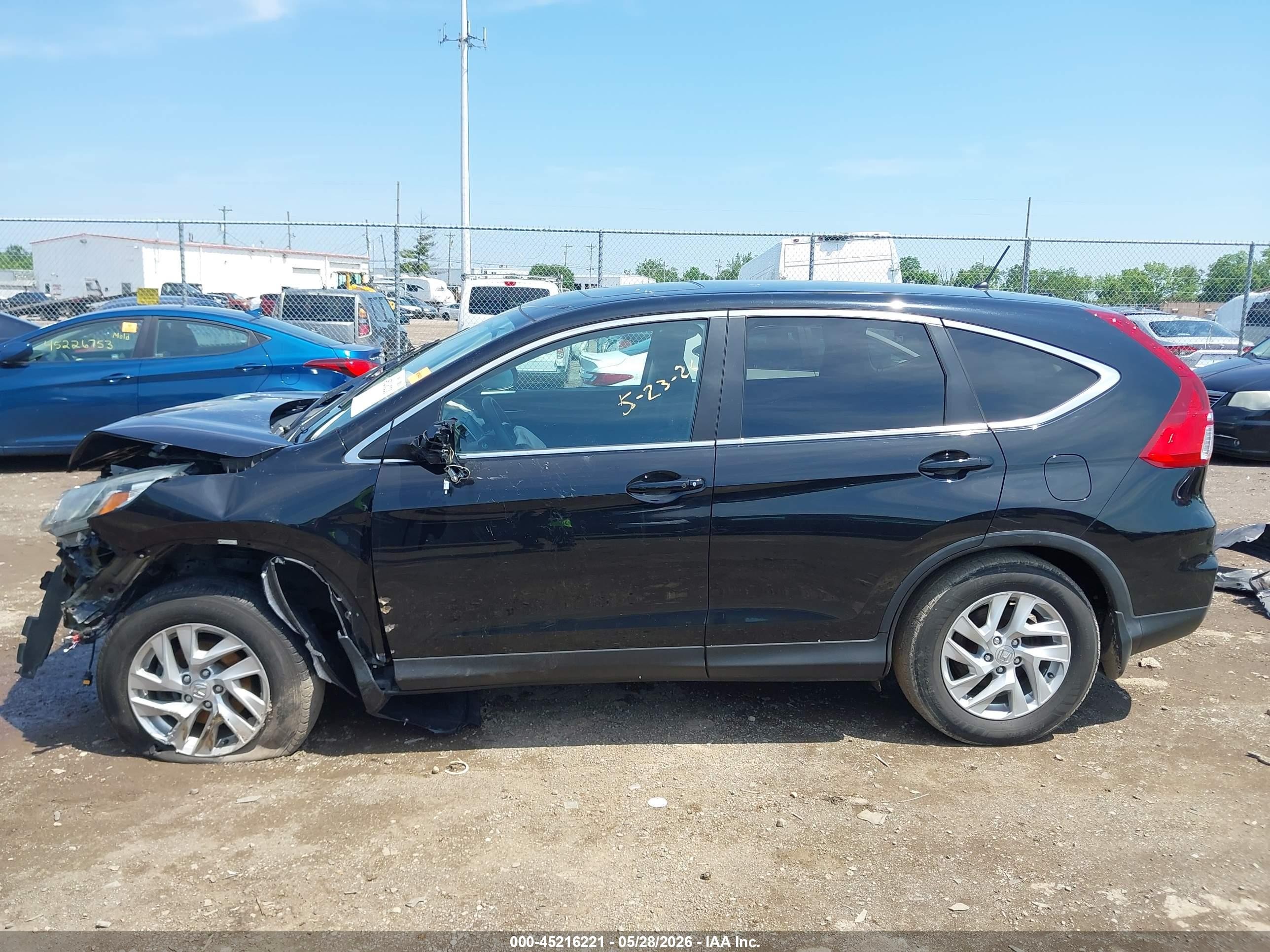 2015 Honda Cr-v Ex Black vin: 5J6RM4H58FL069734