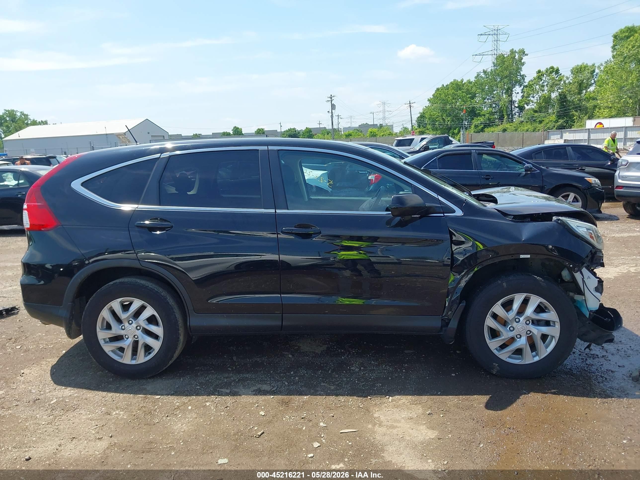 2015 Honda Cr-v Ex Black vin: 5J6RM4H58FL069734