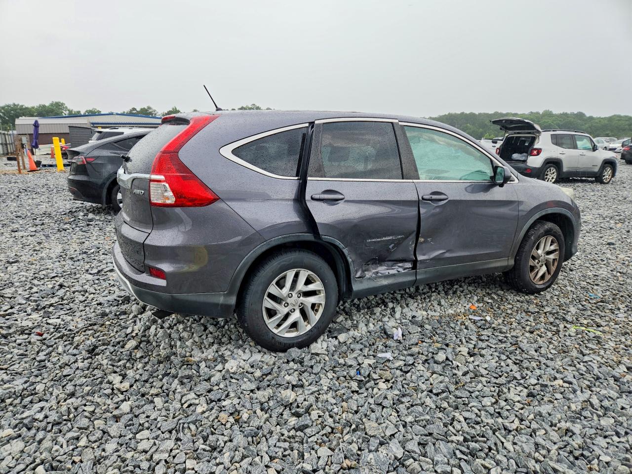 2015 Honda Cr-v Ex Charcoal vin: 5J6RM4H58FL075484