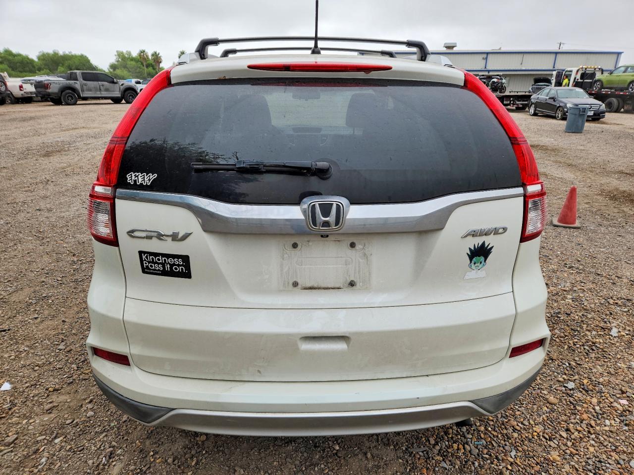 2015 Honda Cr-v Ex Белый vin: 5J6RM4H58FL076943