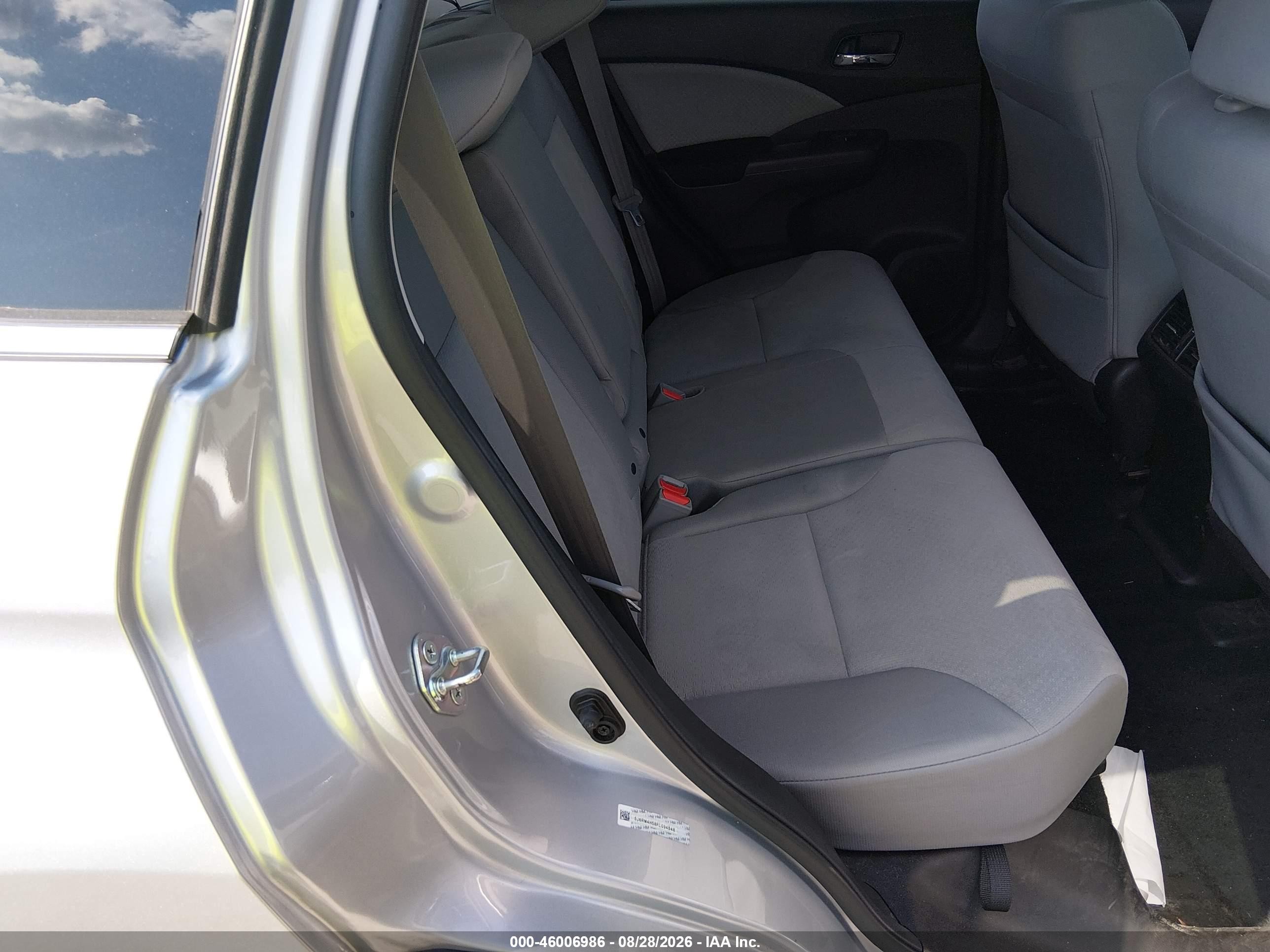 2015 Honda Cr-v Ex Silver vin: 5J6RM4H58FL094648