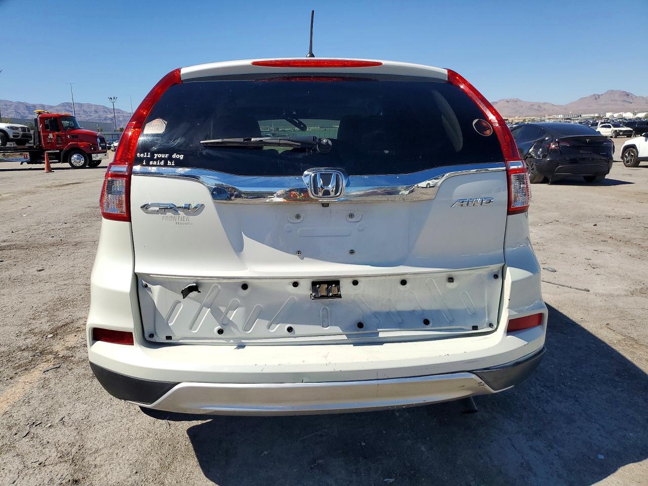 2015 Honda Cr-v Ex Белый vin: 5J6RM4H58FL113036