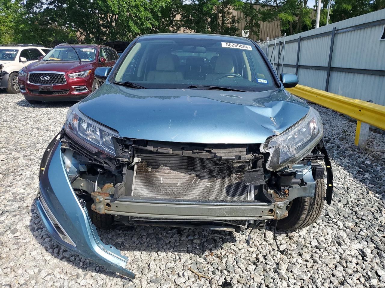2015 Honda Cr-v Ex Синий vin: 5J6RM4H58FL114543