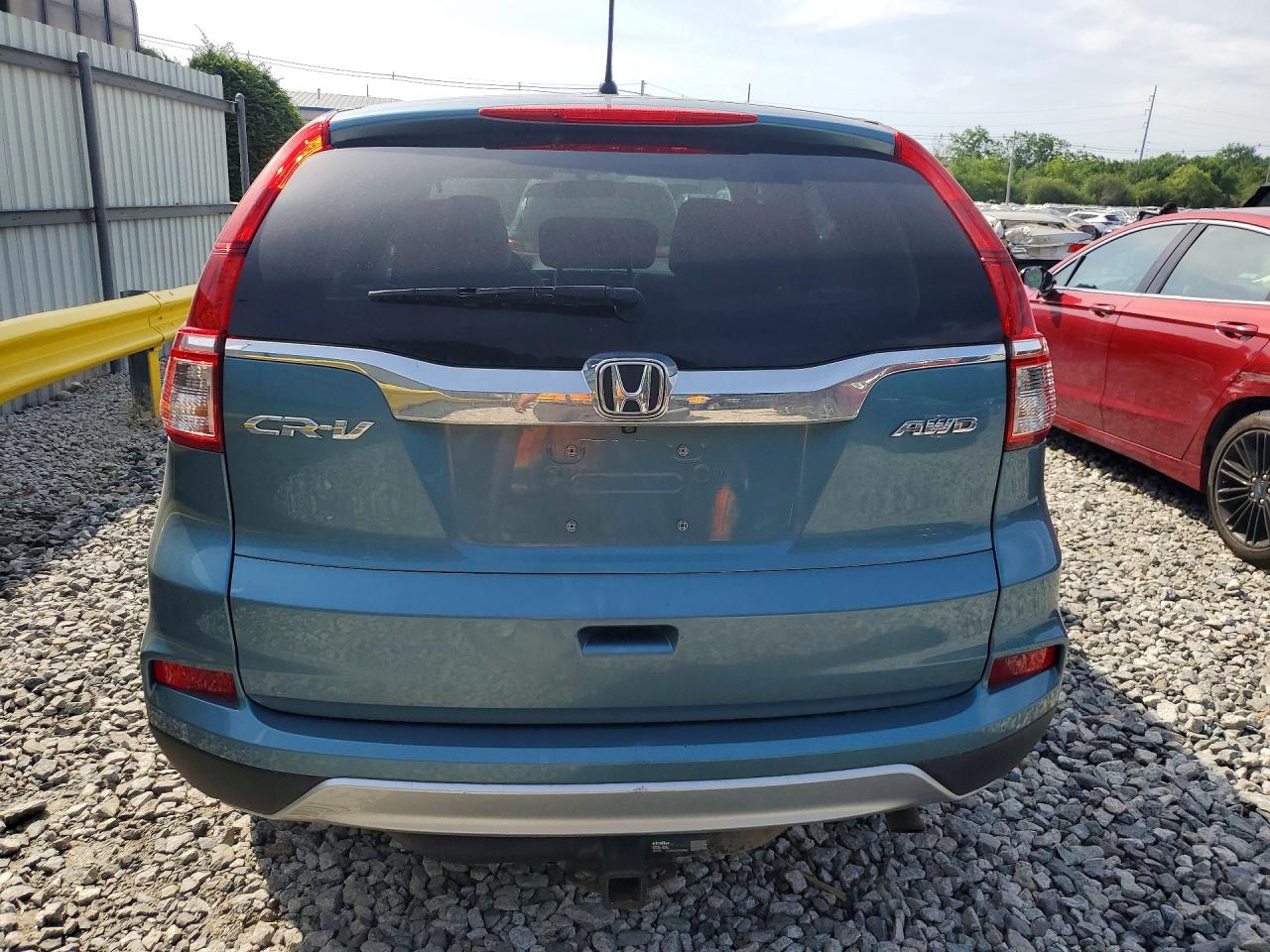 2015 Honda Cr-v Ex Синий vin: 5J6RM4H58FL114543