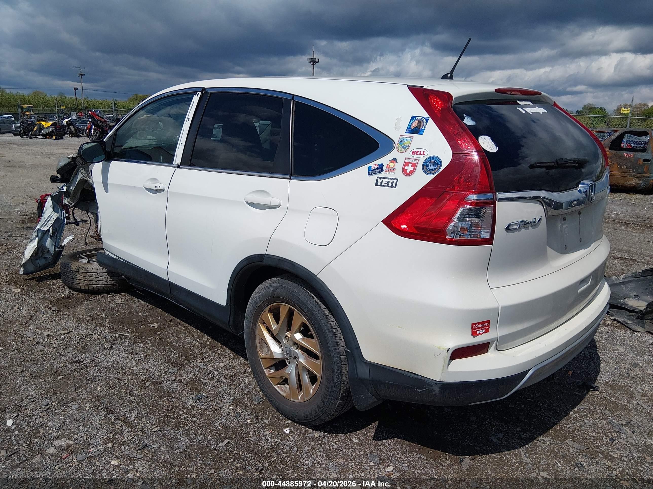 2016 Honda Cr-v Ex Белый vin: 5J6RM4H58GL102314