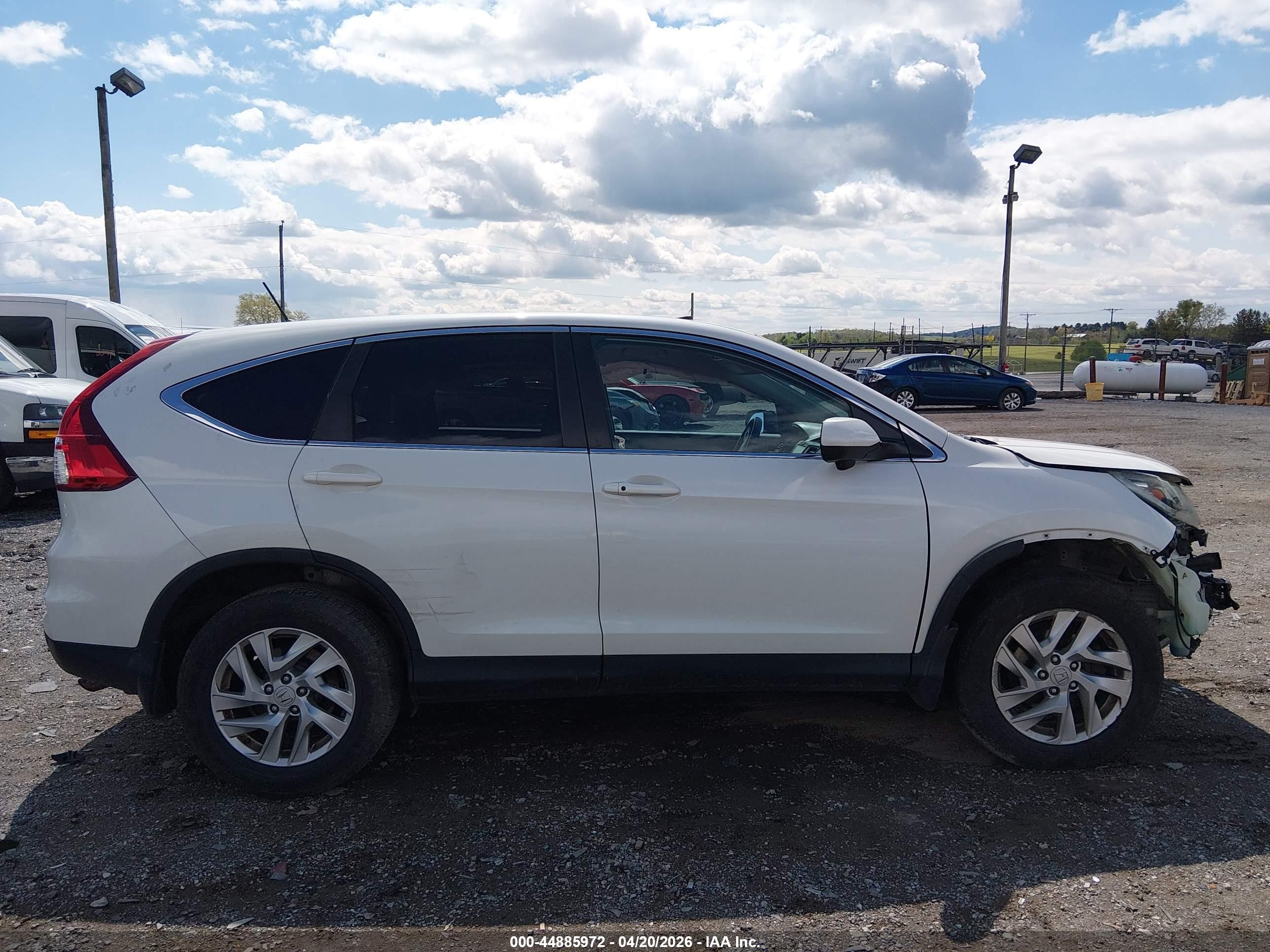 2016 Honda Cr-v Ex Белый vin: 5J6RM4H58GL102314