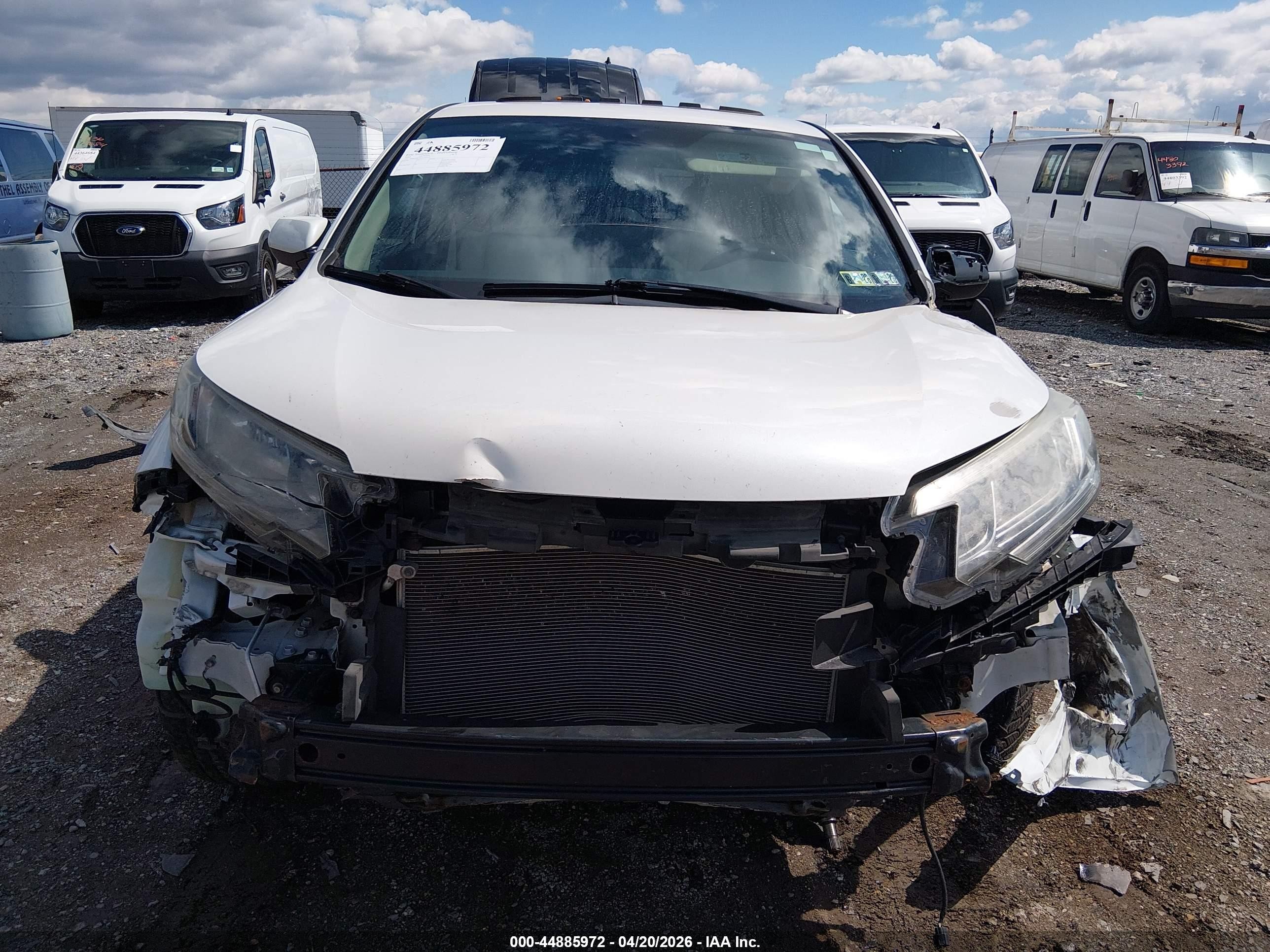2016 Honda Cr-v Ex Белый vin: 5J6RM4H58GL102314