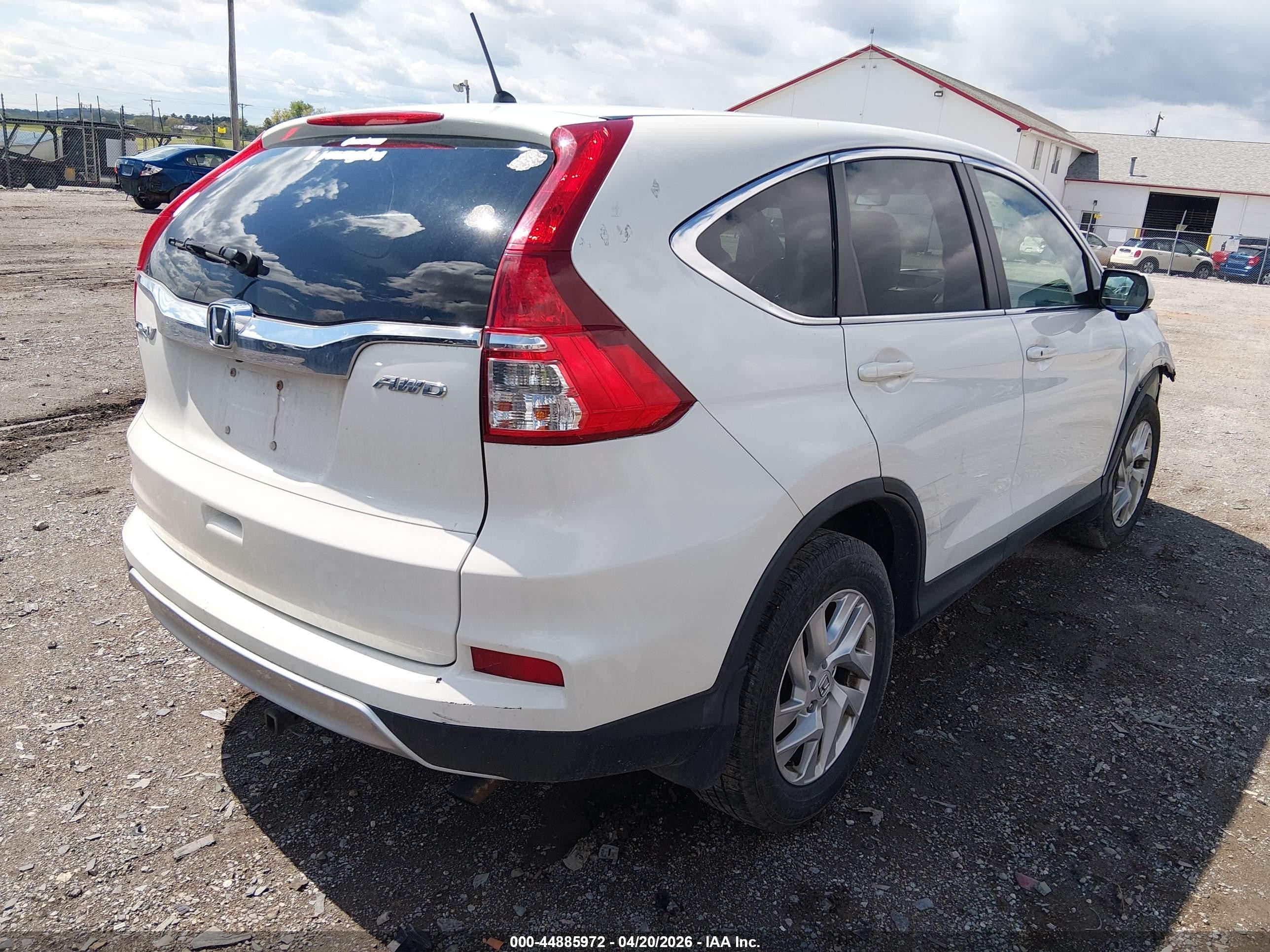 2016 Honda Cr-v Ex Белый vin: 5J6RM4H58GL102314