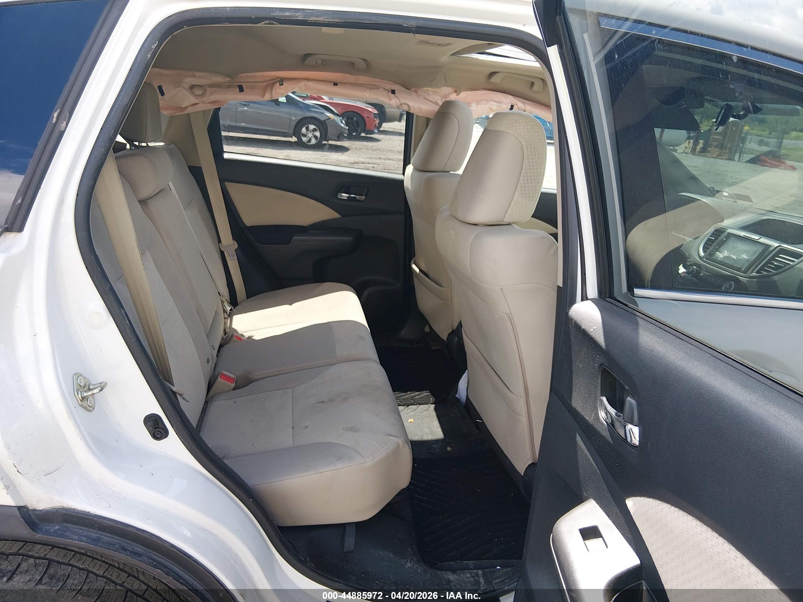 2016 Honda Cr-v Ex Белый vin: 5J6RM4H58GL102314