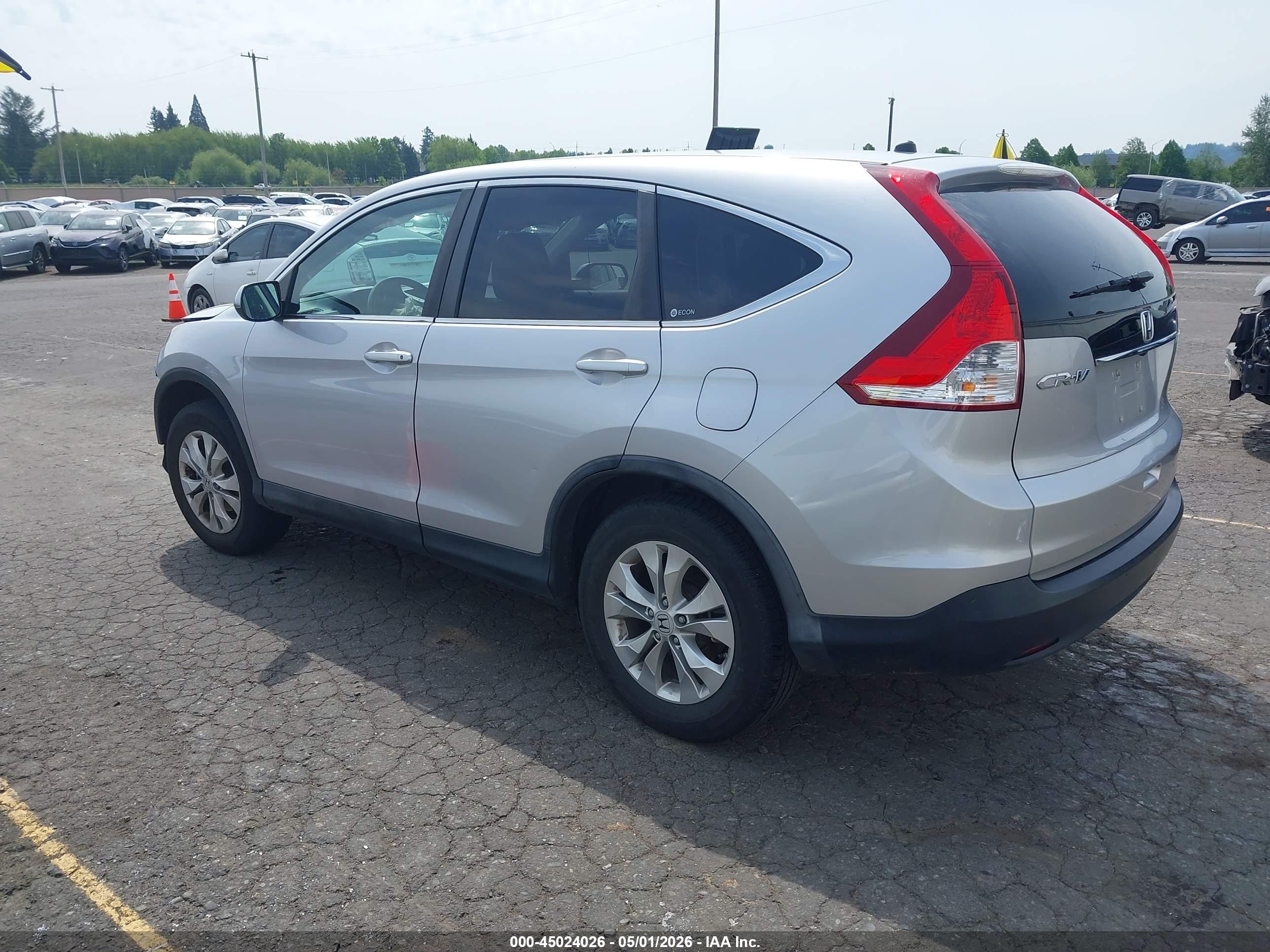 2012 Honda Cr-v Ex Silver vin: 5J6RM4H59CL001129