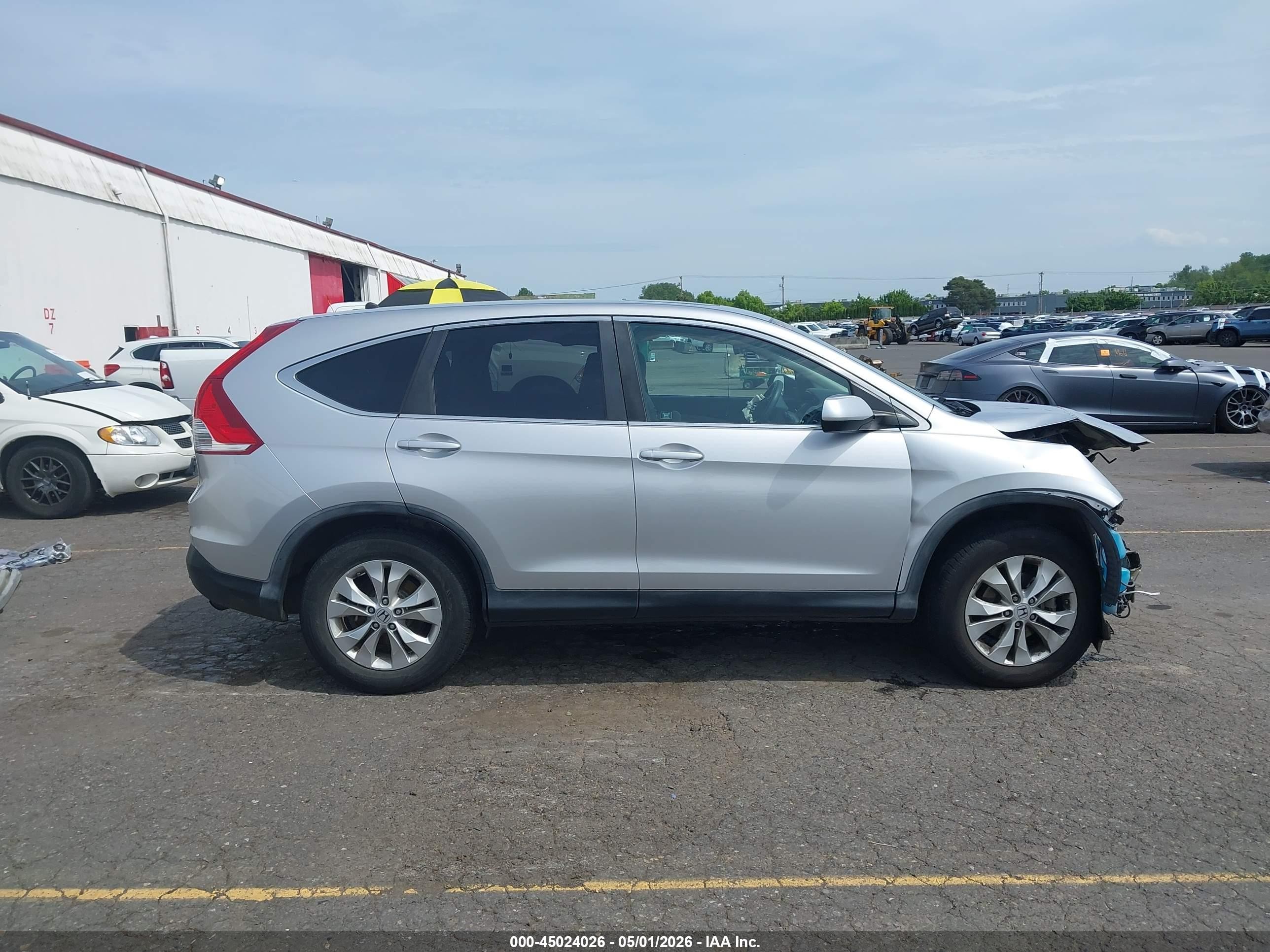 2012 Honda Cr-v Ex Silver vin: 5J6RM4H59CL001129