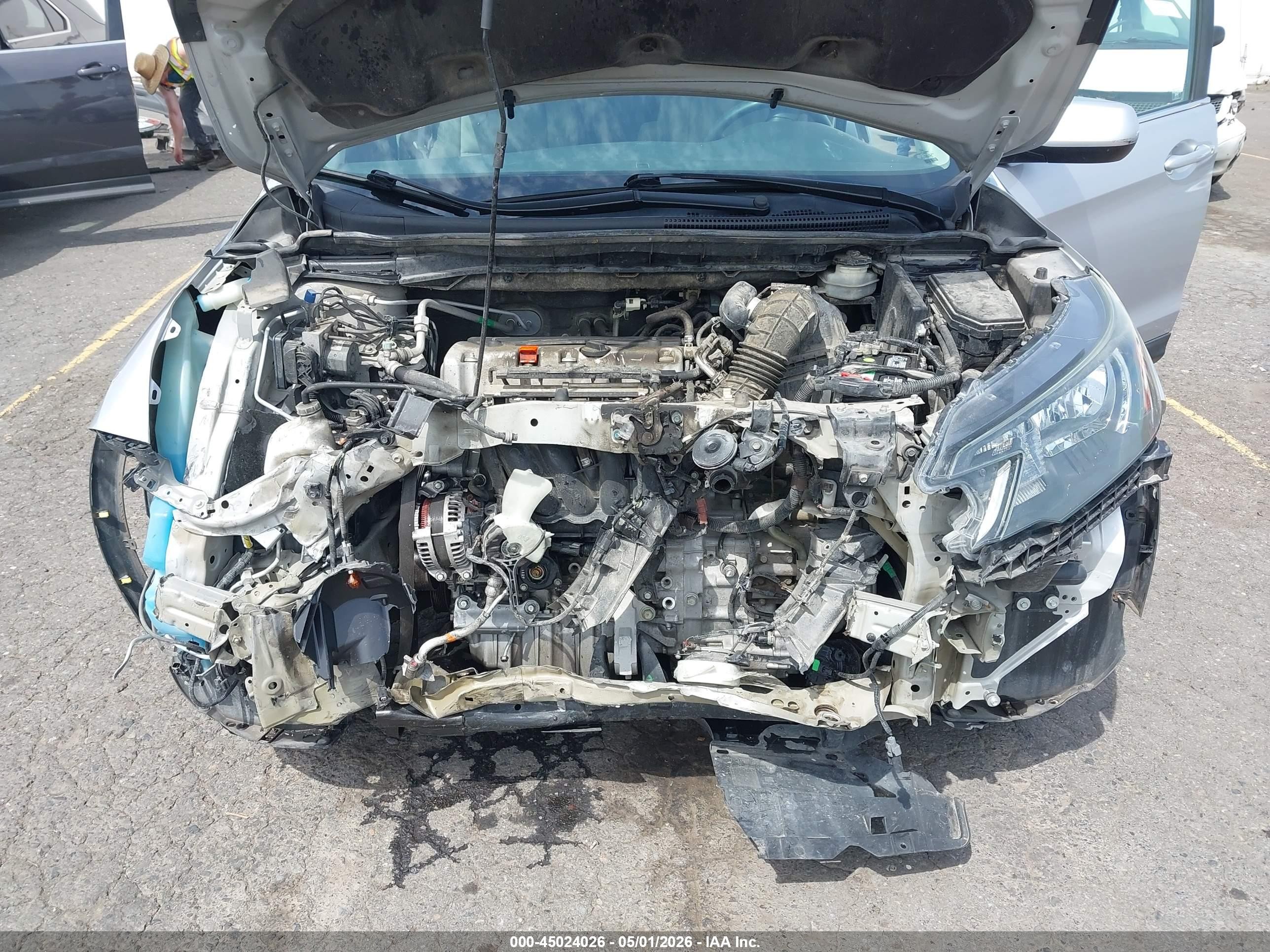 2012 Honda Cr-v Ex Silver vin: 5J6RM4H59CL001129
