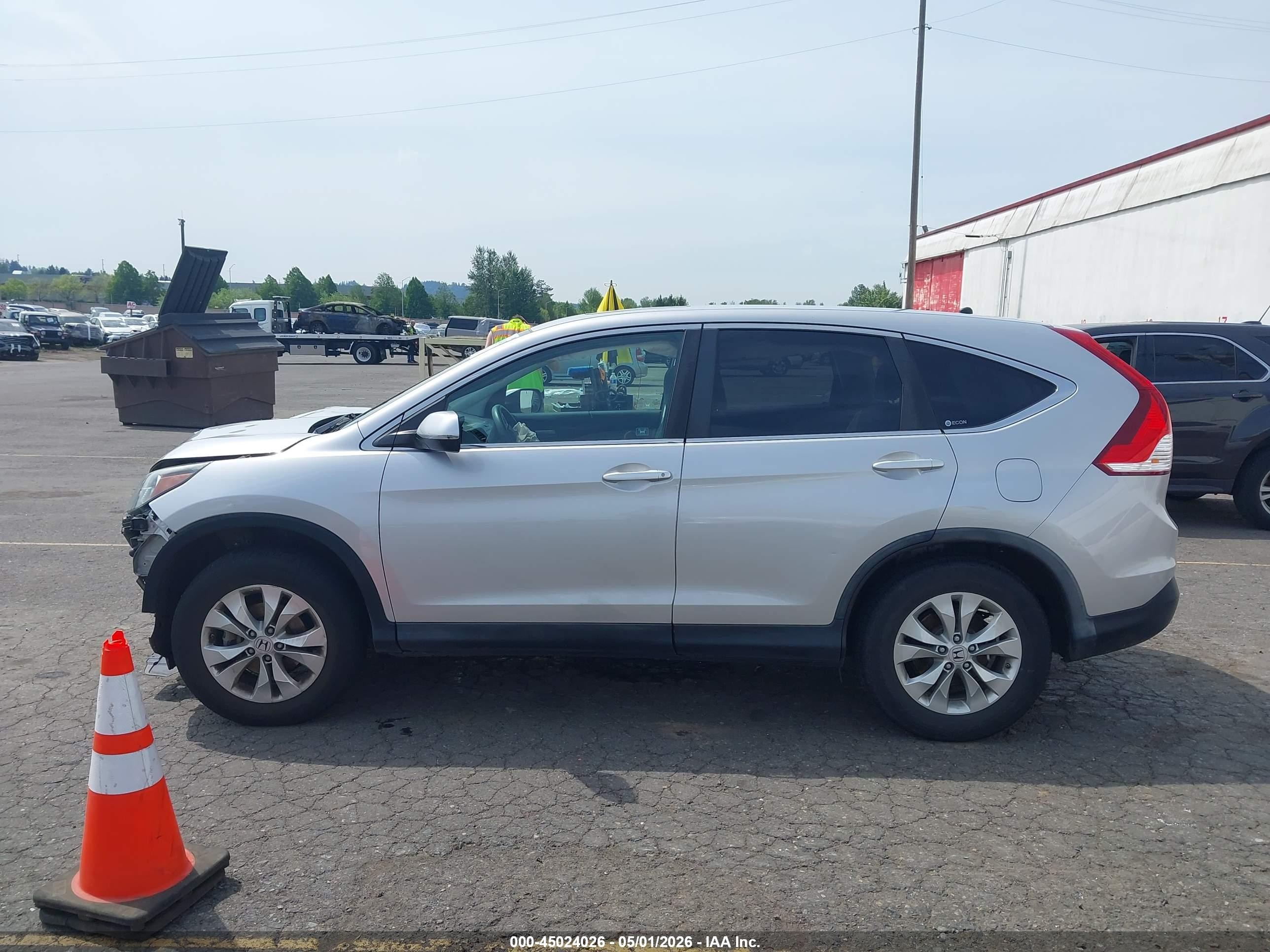 2012 Honda Cr-v Ex Silver vin: 5J6RM4H59CL001129
