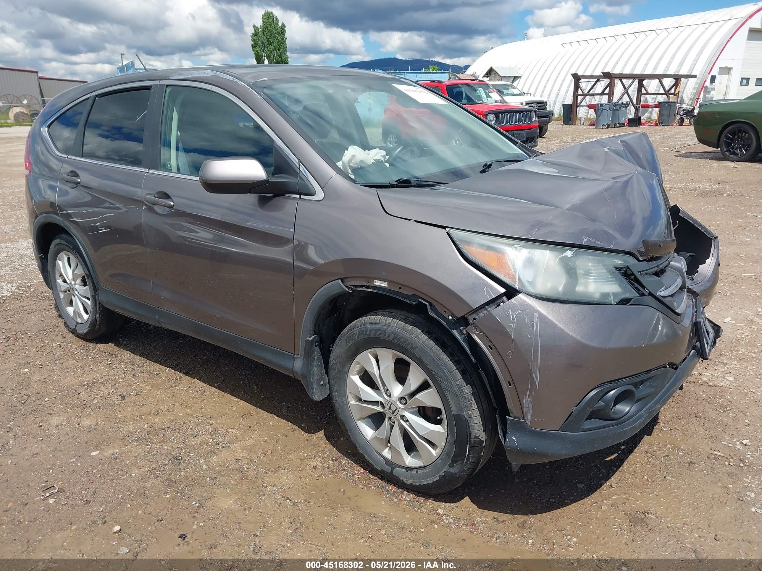 2012 Honda Cr-v Ex Brown vin: 5J6RM4H59CL001616