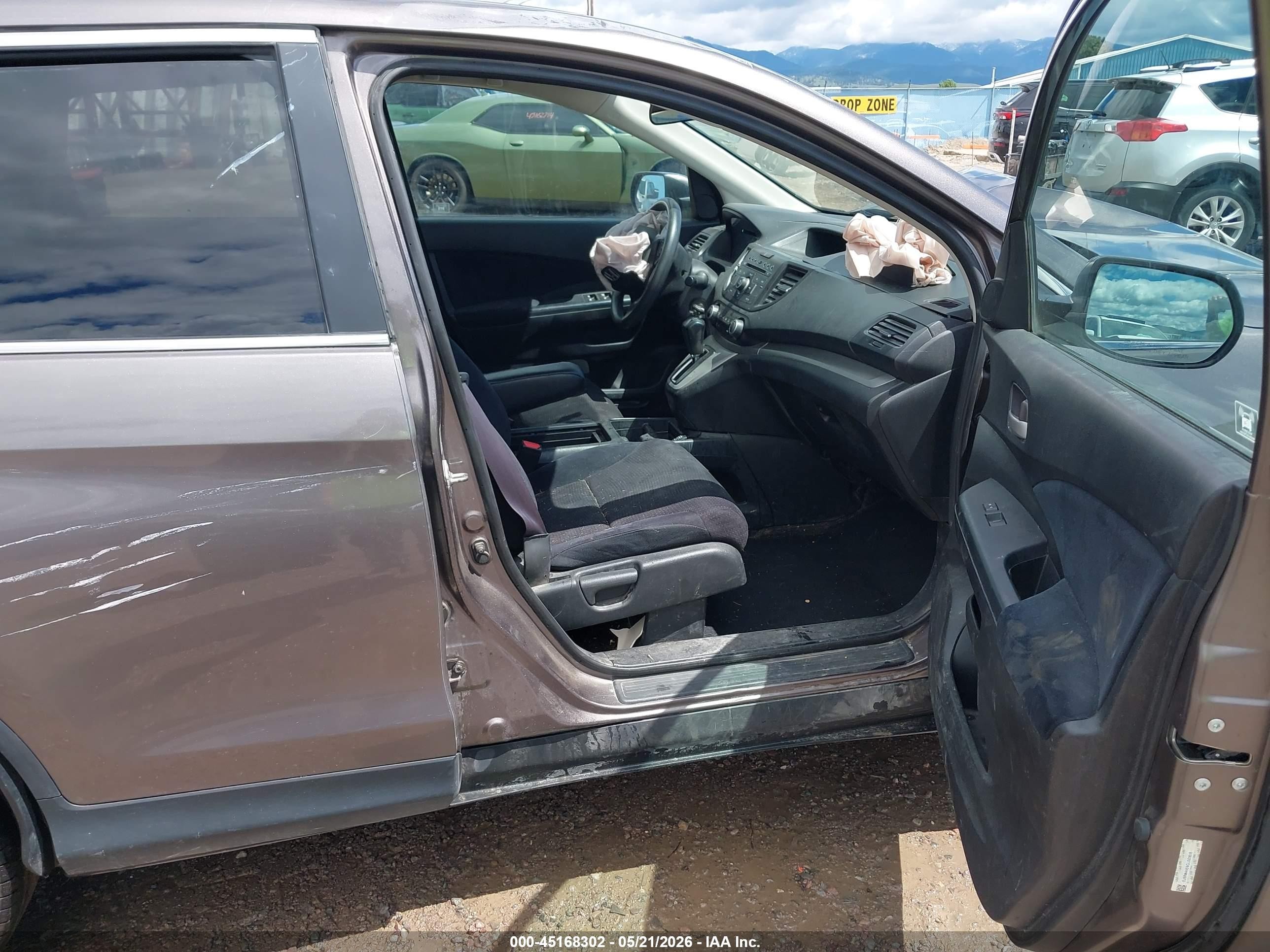 2012 Honda Cr-v Ex Brown vin: 5J6RM4H59CL001616