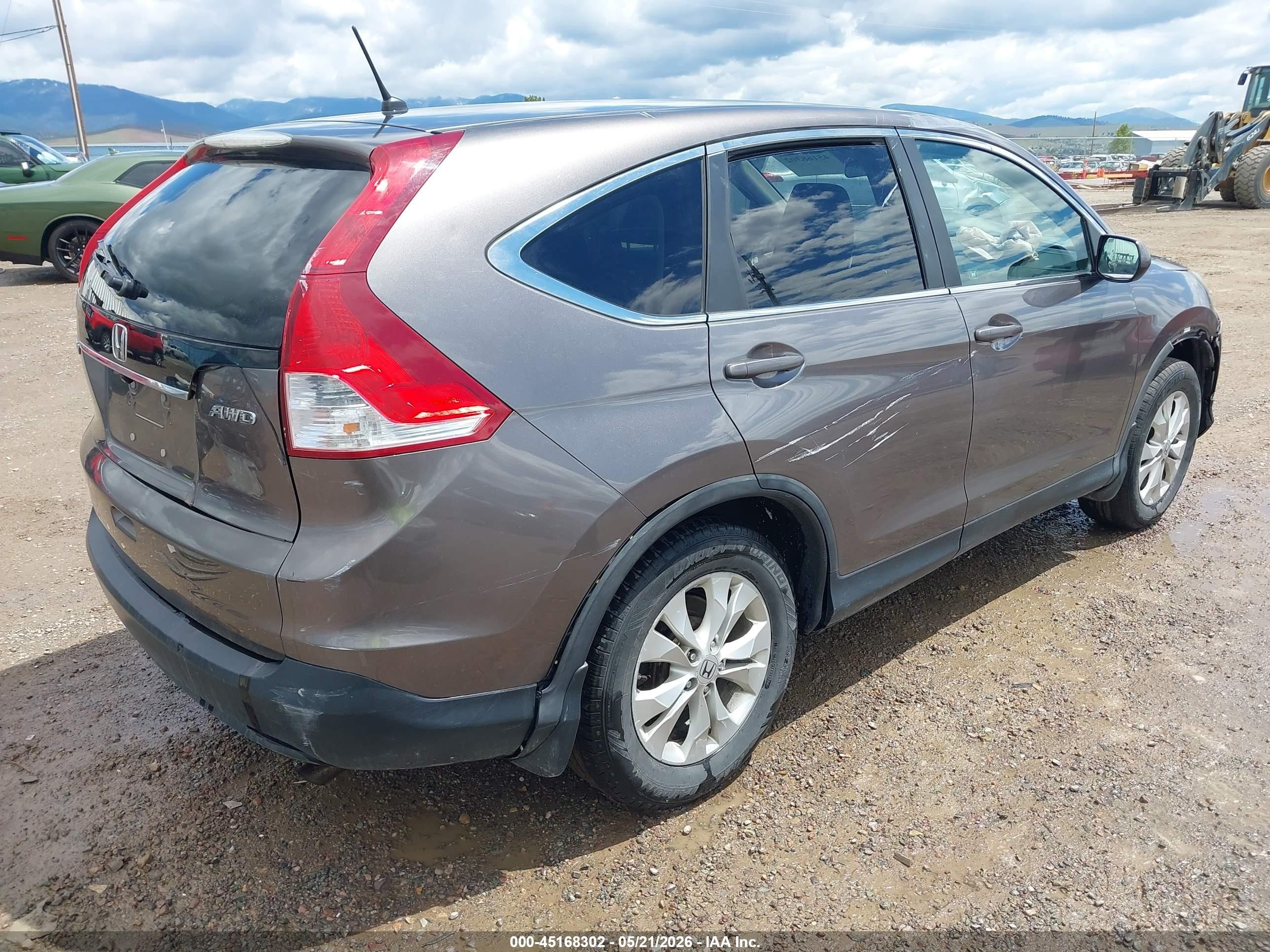 2012 Honda Cr-v Ex Brown vin: 5J6RM4H59CL001616
