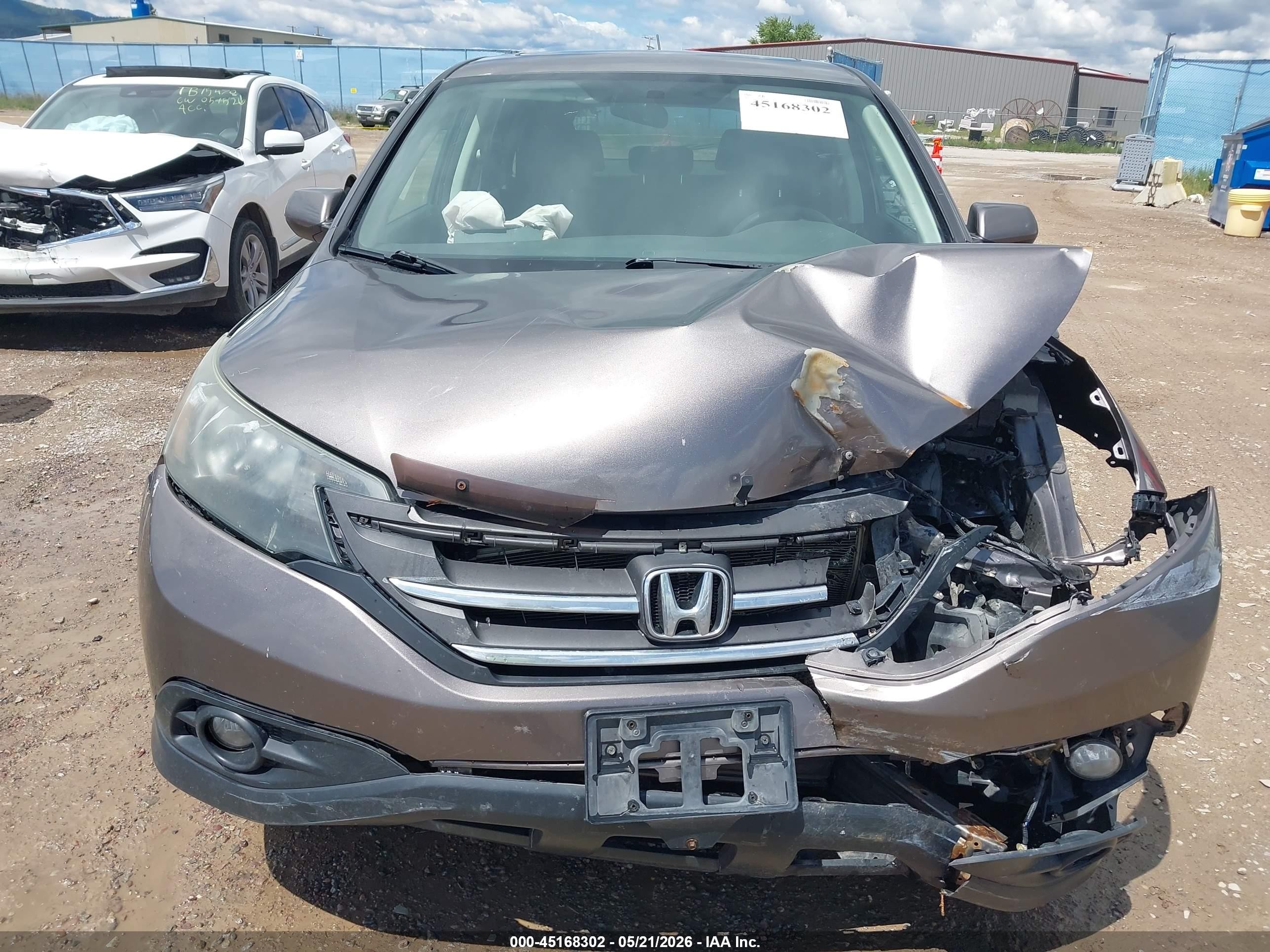 2012 Honda Cr-v Ex Brown vin: 5J6RM4H59CL001616