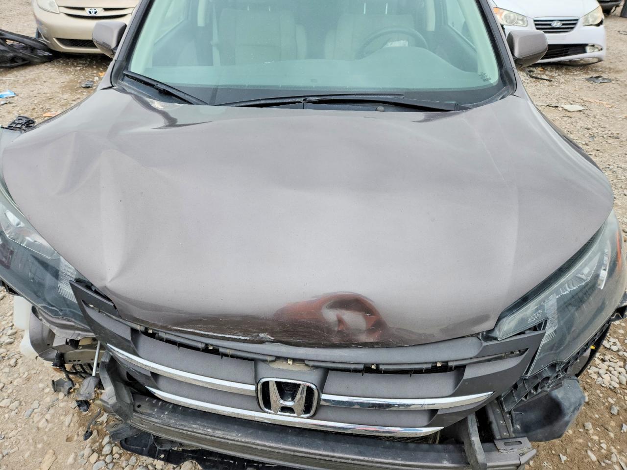 2012 Honda Cr-v Ex Brown vin: 5J6RM4H59CL004077