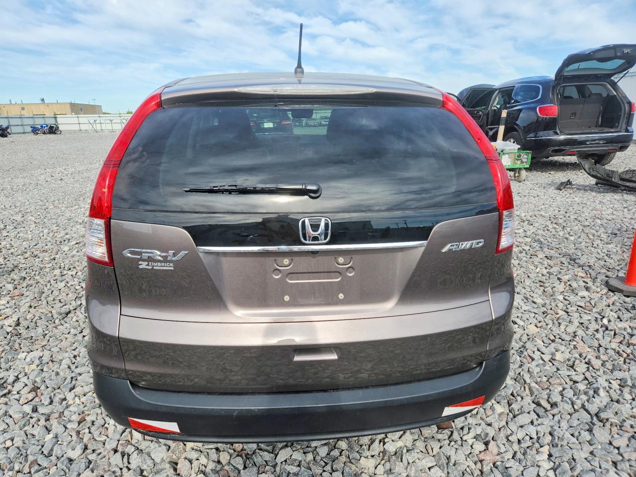 2012 Honda Cr-v Ex Коричневый vin: 5J6RM4H59CL049200