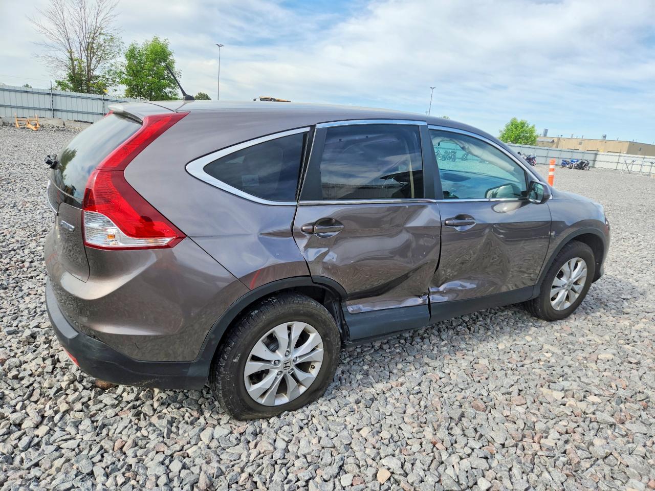 2012 Honda Cr-v Ex Коричневый vin: 5J6RM4H59CL049200