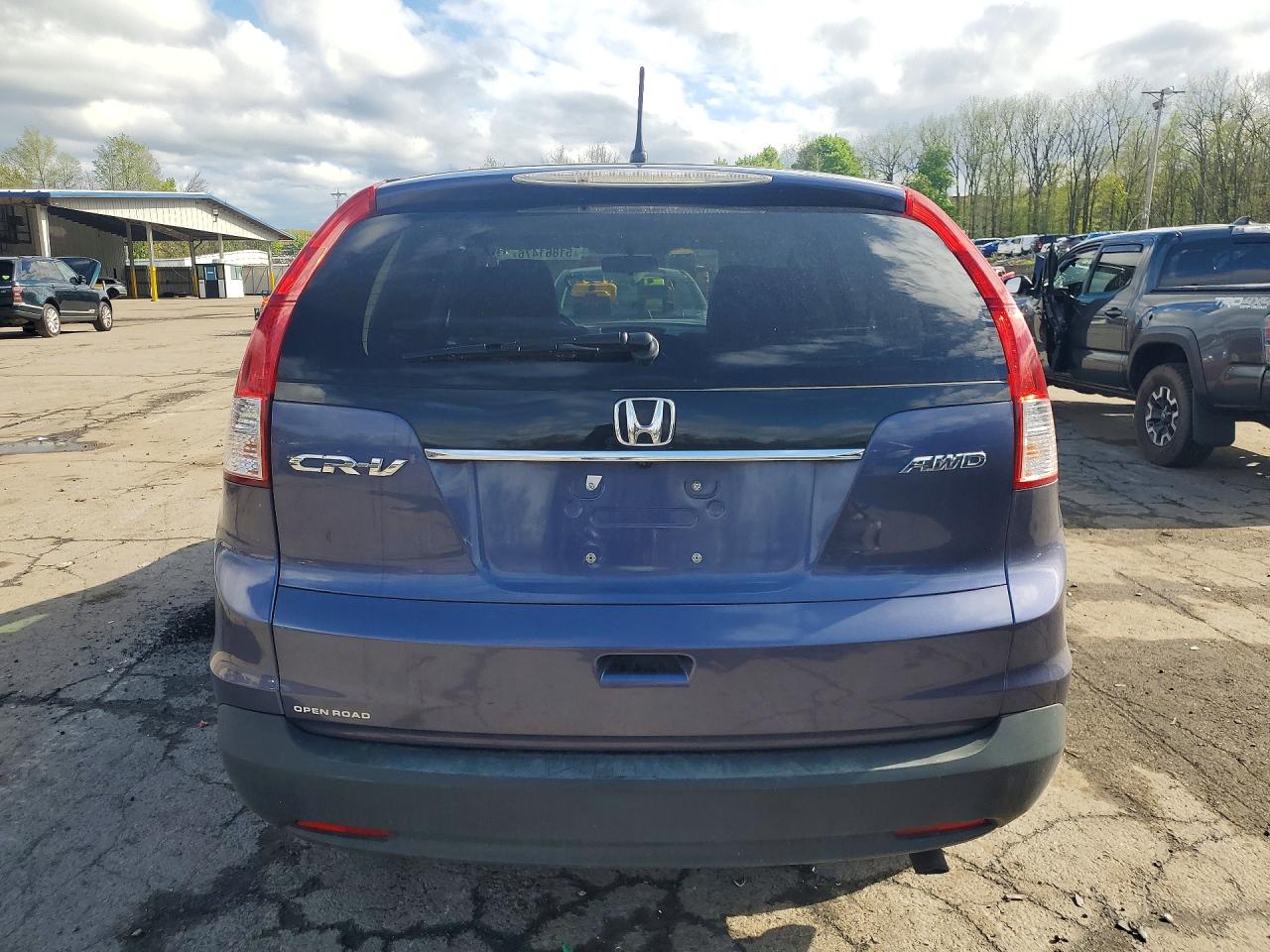 2012 Honda Cr-v Ex Blue vin: 5J6RM4H59CL068958