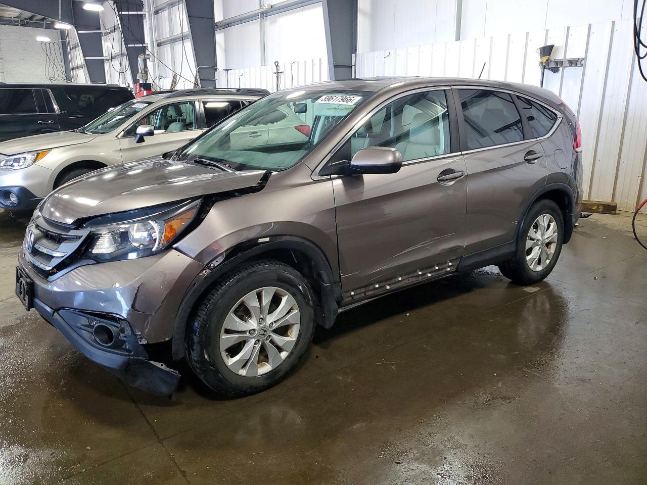 2012 Honda Cr-v Ex Tan vin: 5J6RM4H59CL069415