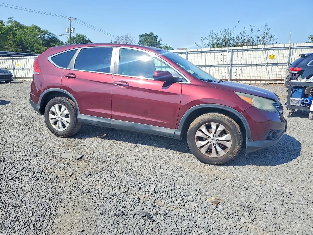2012 Honda Cr-v Ex Purple vin: 5J6RM4H59CL077370