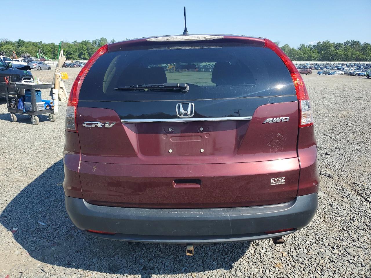 2012 Honda Cr-v Ex Purple vin: 5J6RM4H59CL077370
