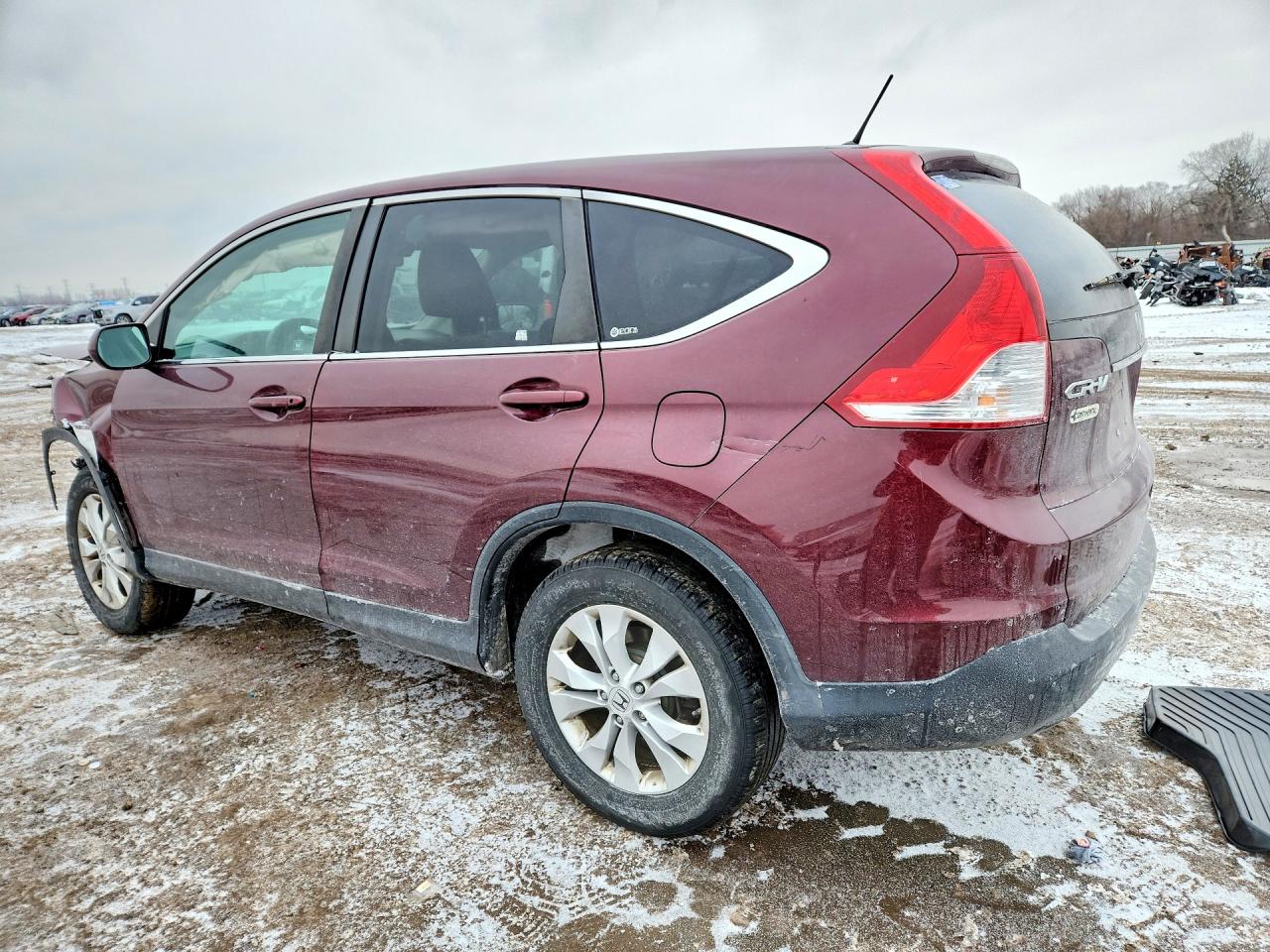 2012 Honda Cr-v Ex Burgundy vin: 5J6RM4H59CL080463