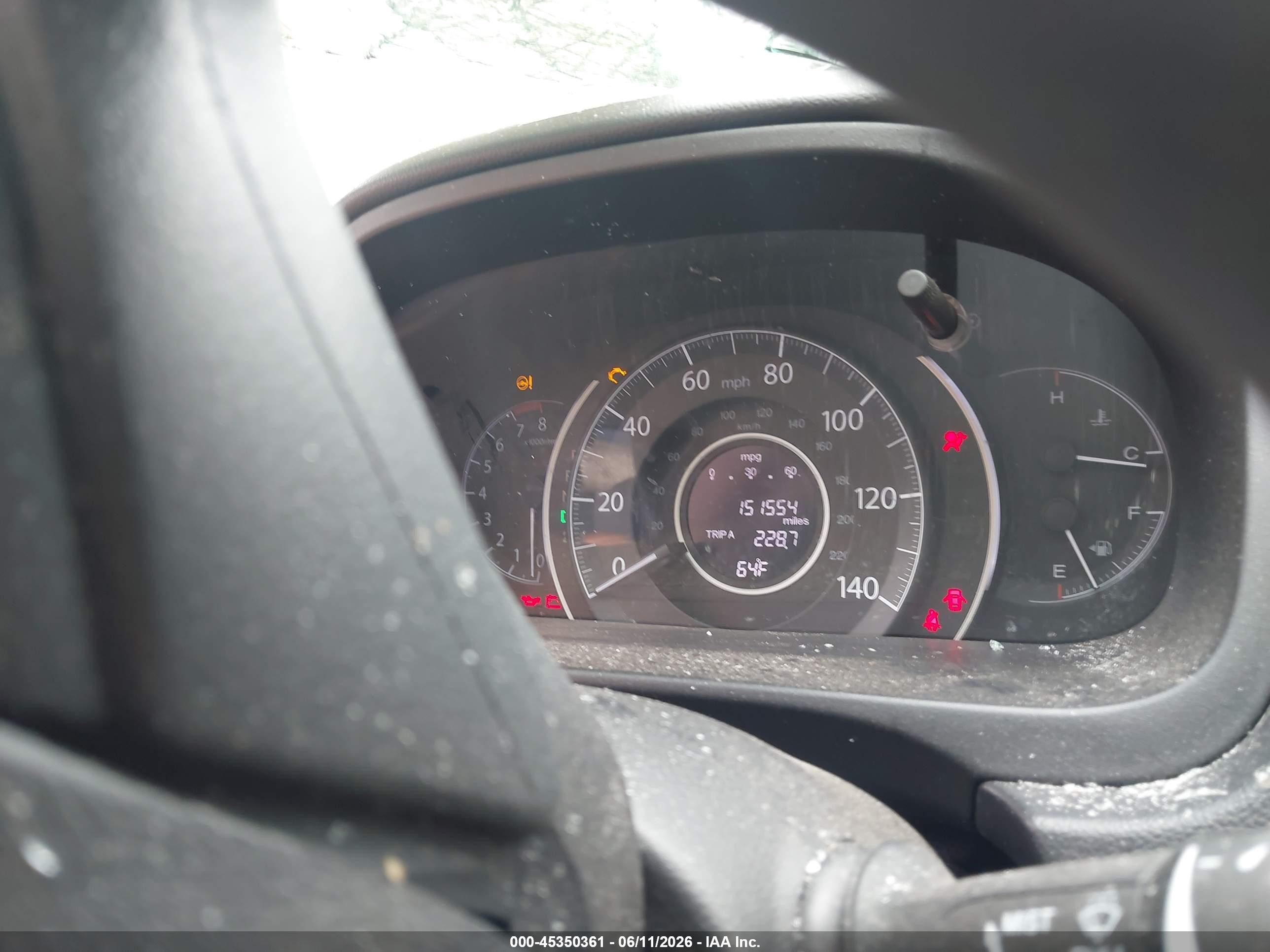 2013 Honda Cr-v Ex Серебряный vin: 5J6RM4H59DL003707