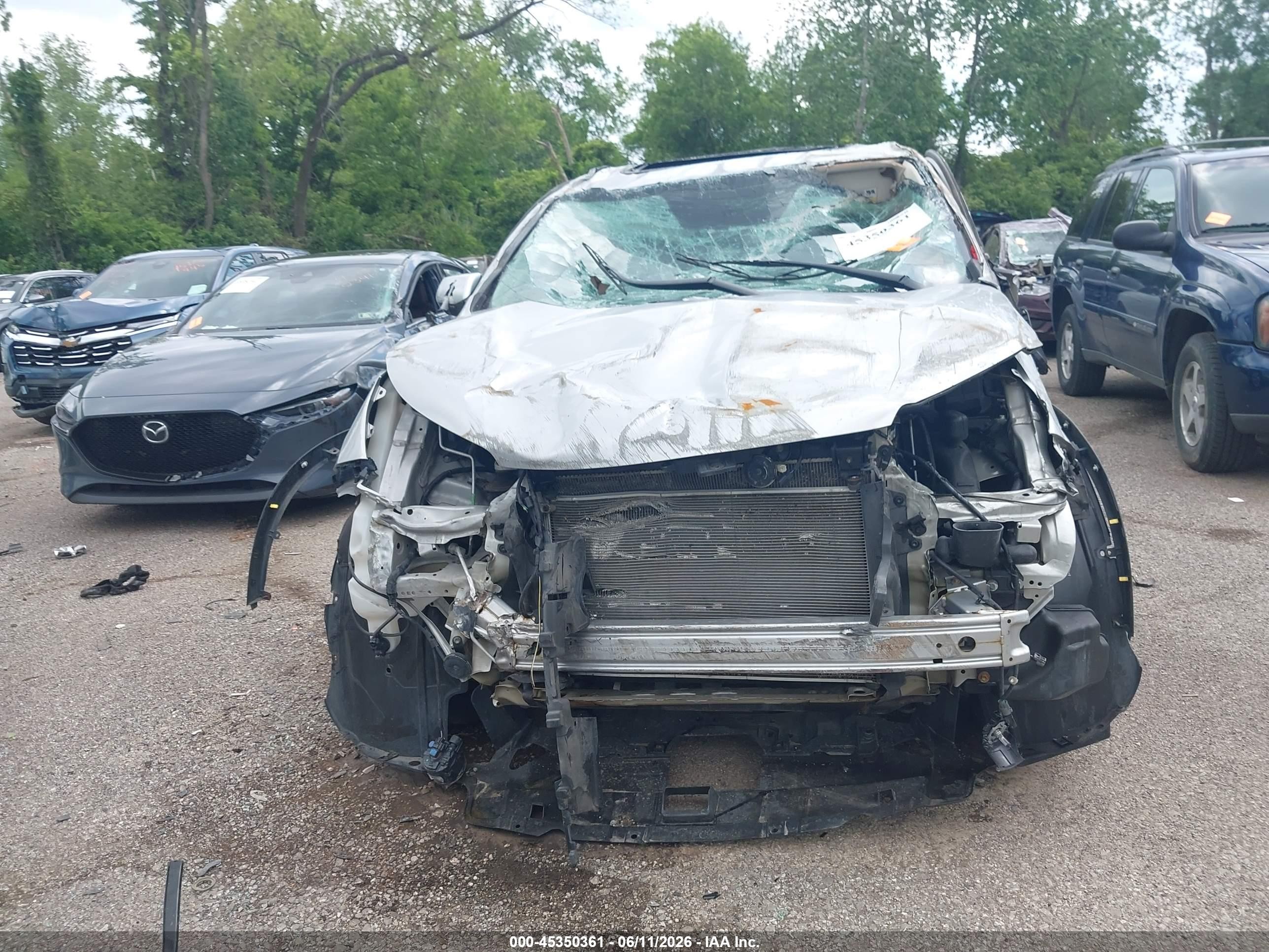 2013 Honda Cr-v Ex Серебряный vin: 5J6RM4H59DL003707