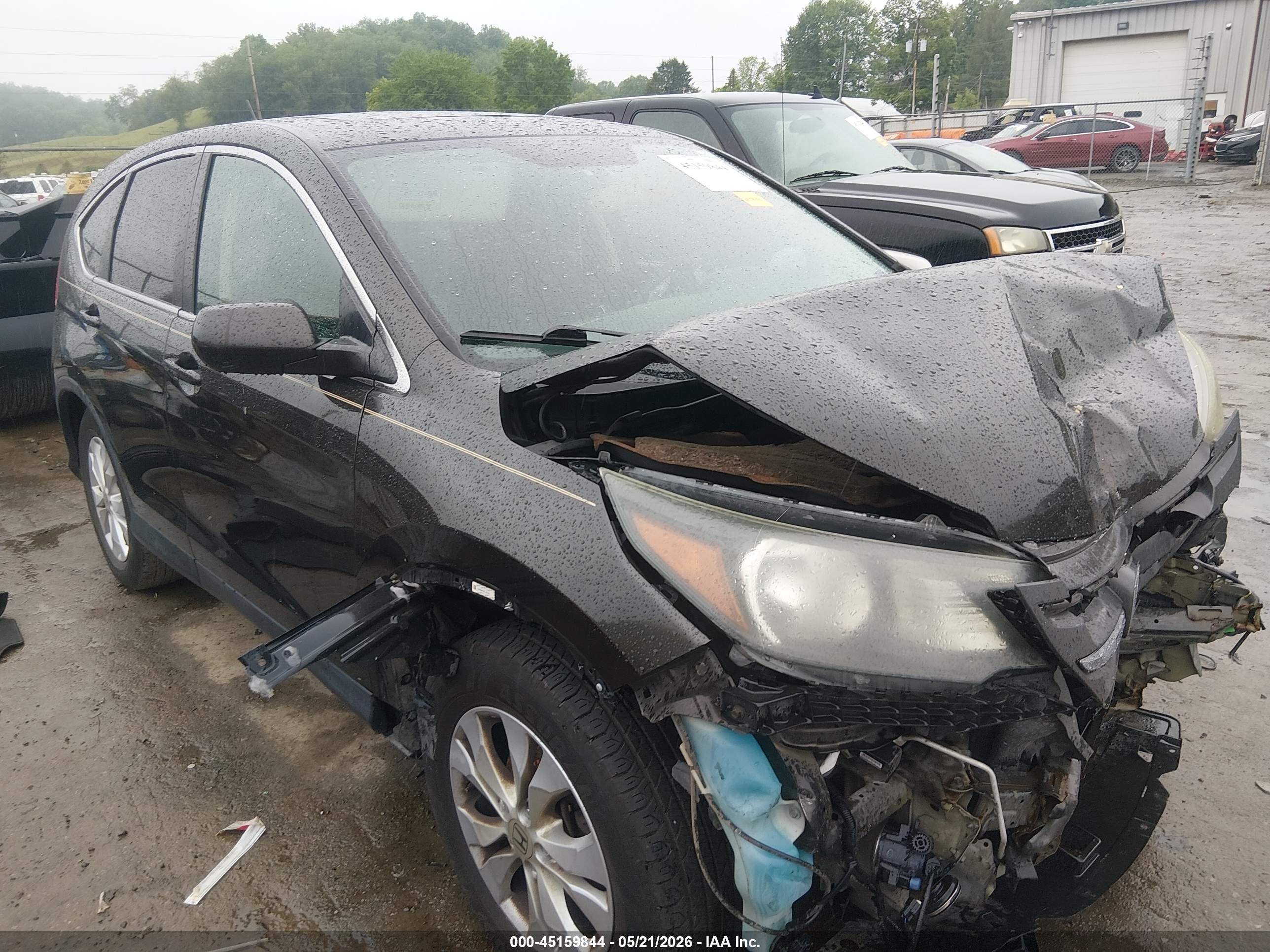 2013 Honda Cr-v Ex Black vin: 5J6RM4H59DL027120
