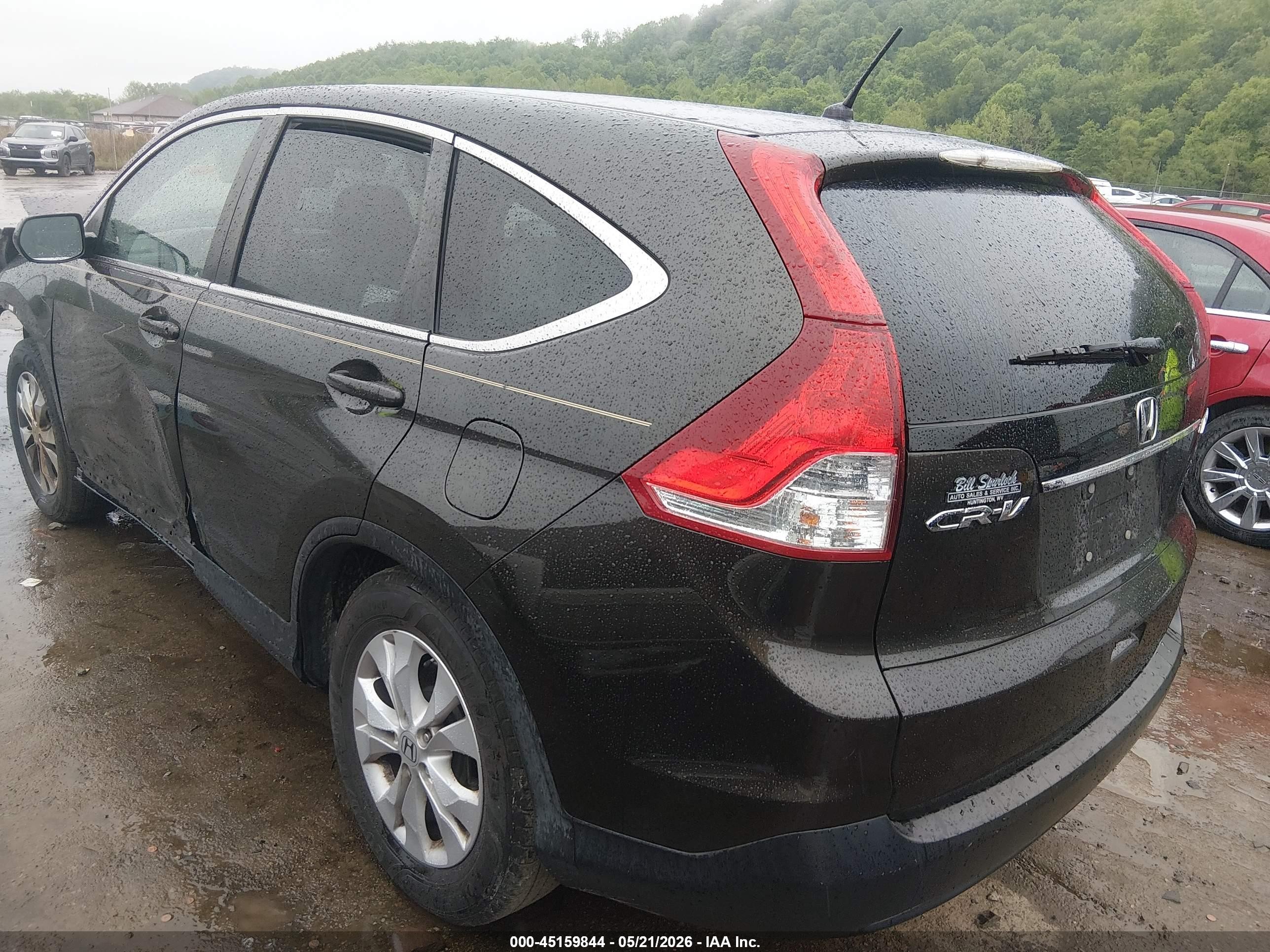 2013 Honda Cr-v Ex Black vin: 5J6RM4H59DL027120